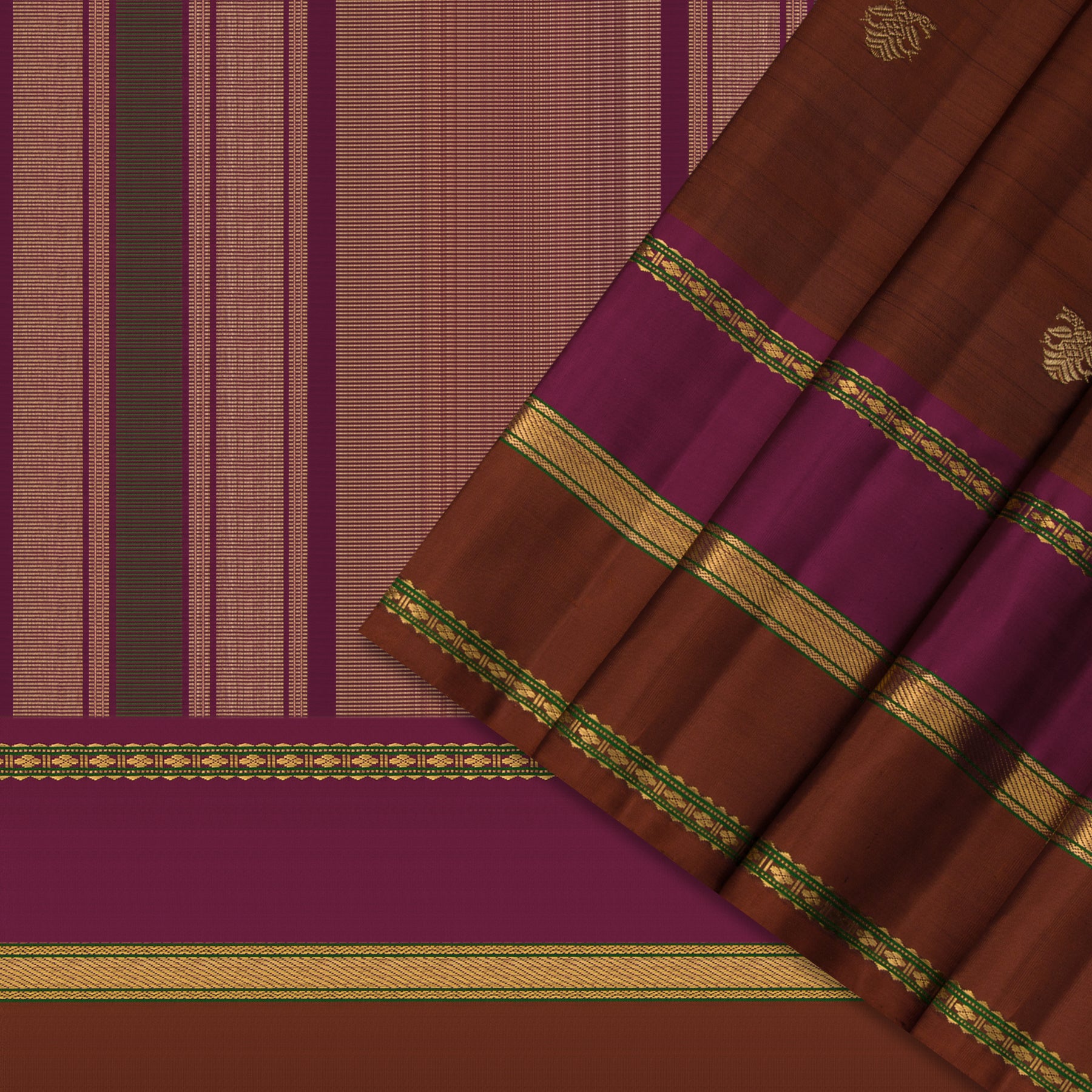 Kanakavalli Kanjivaram Silk Sari 24-040-HS001-05216 - Cover View