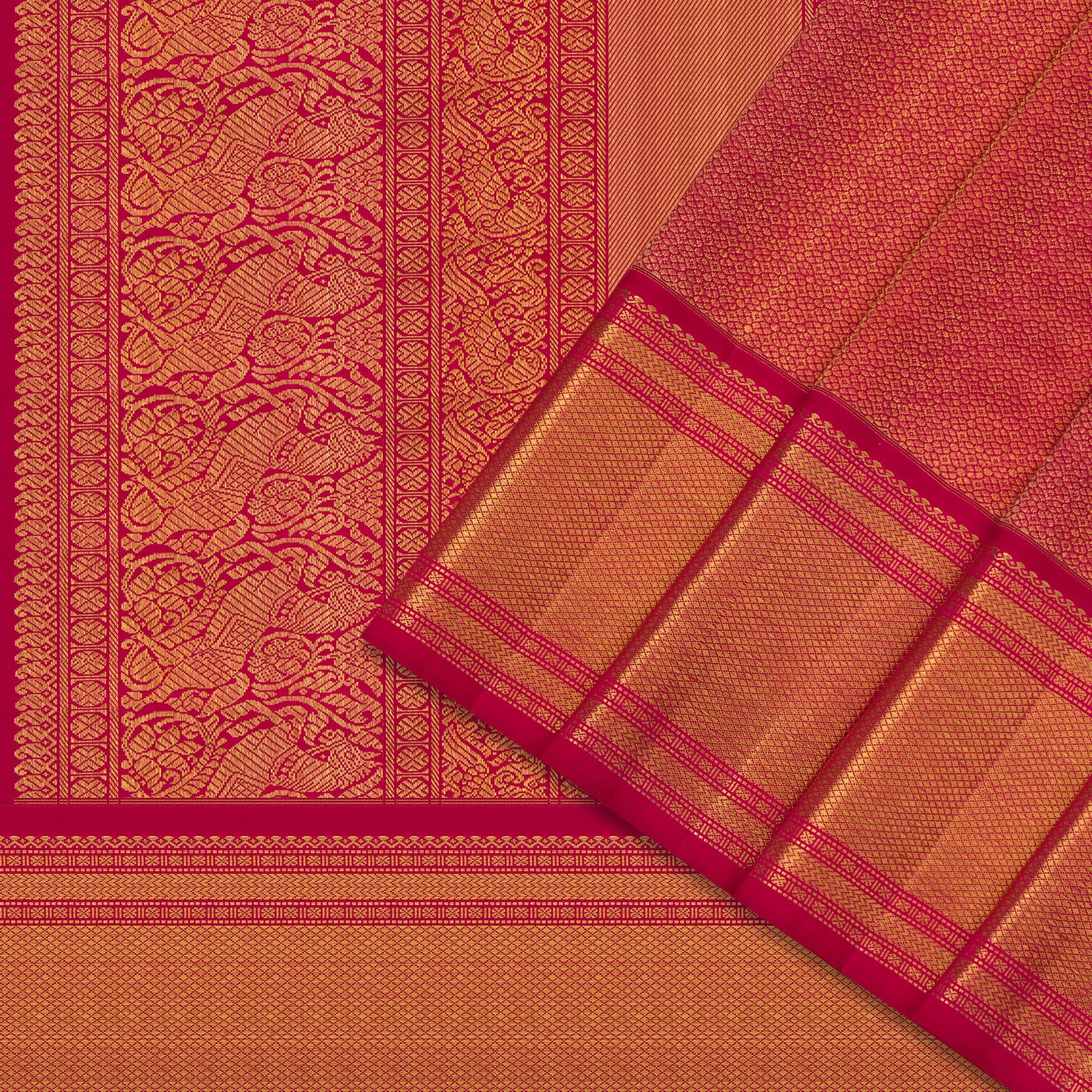 Kanakavalli Kanjivaram Silk Sari 24-040-HS001-06882 - Cover View