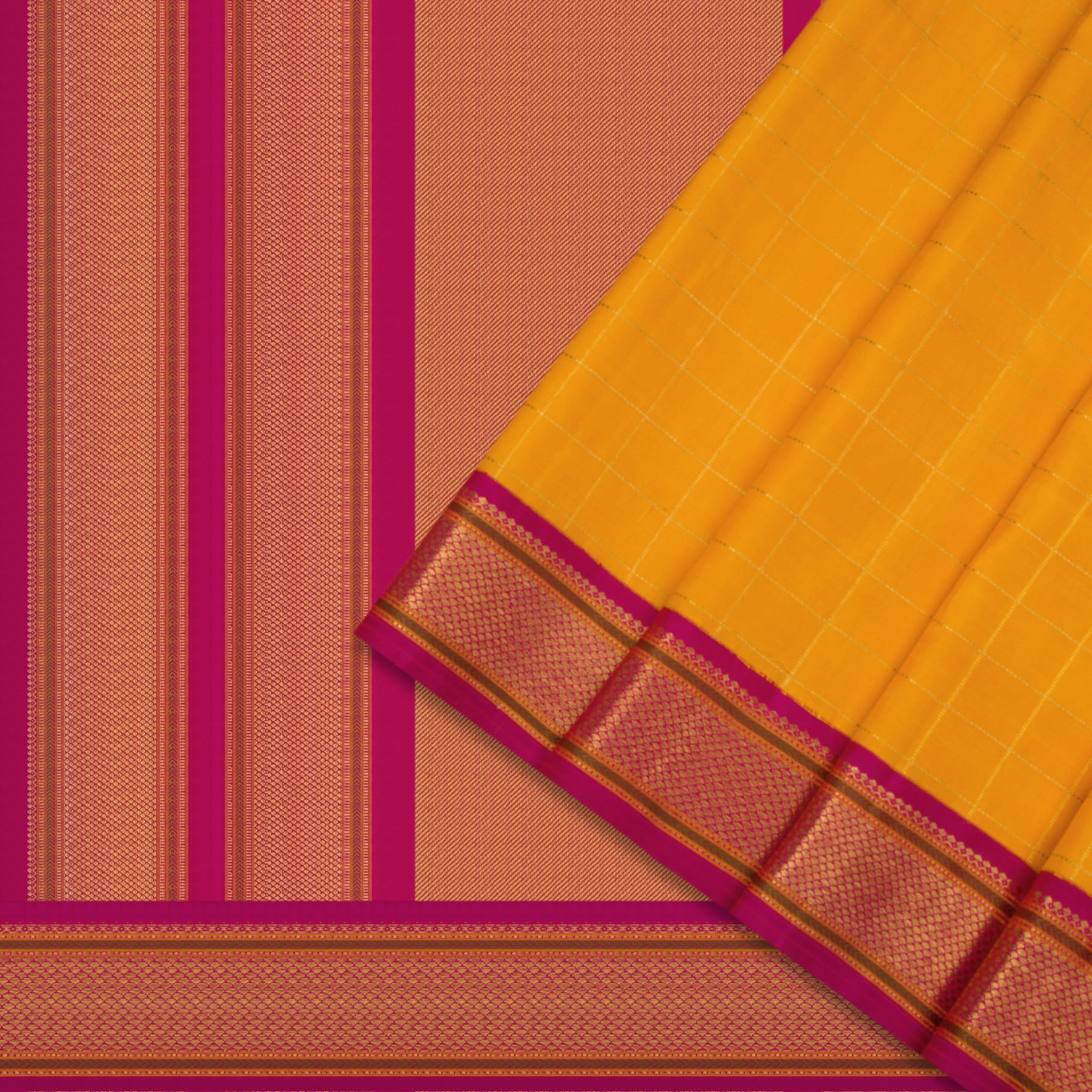 Kanakavalli Kanjivaram Silk Sari 24-040-HS001-06901 - Cover View