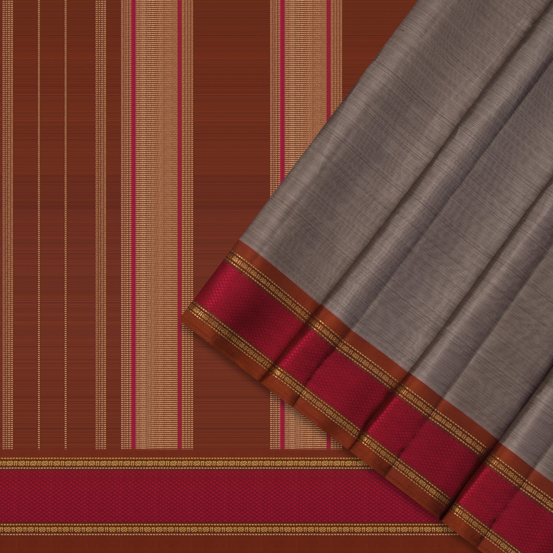 Kanakavalli Kanjivaram Silk Sari 24-040-HS001-06919 - Cover View