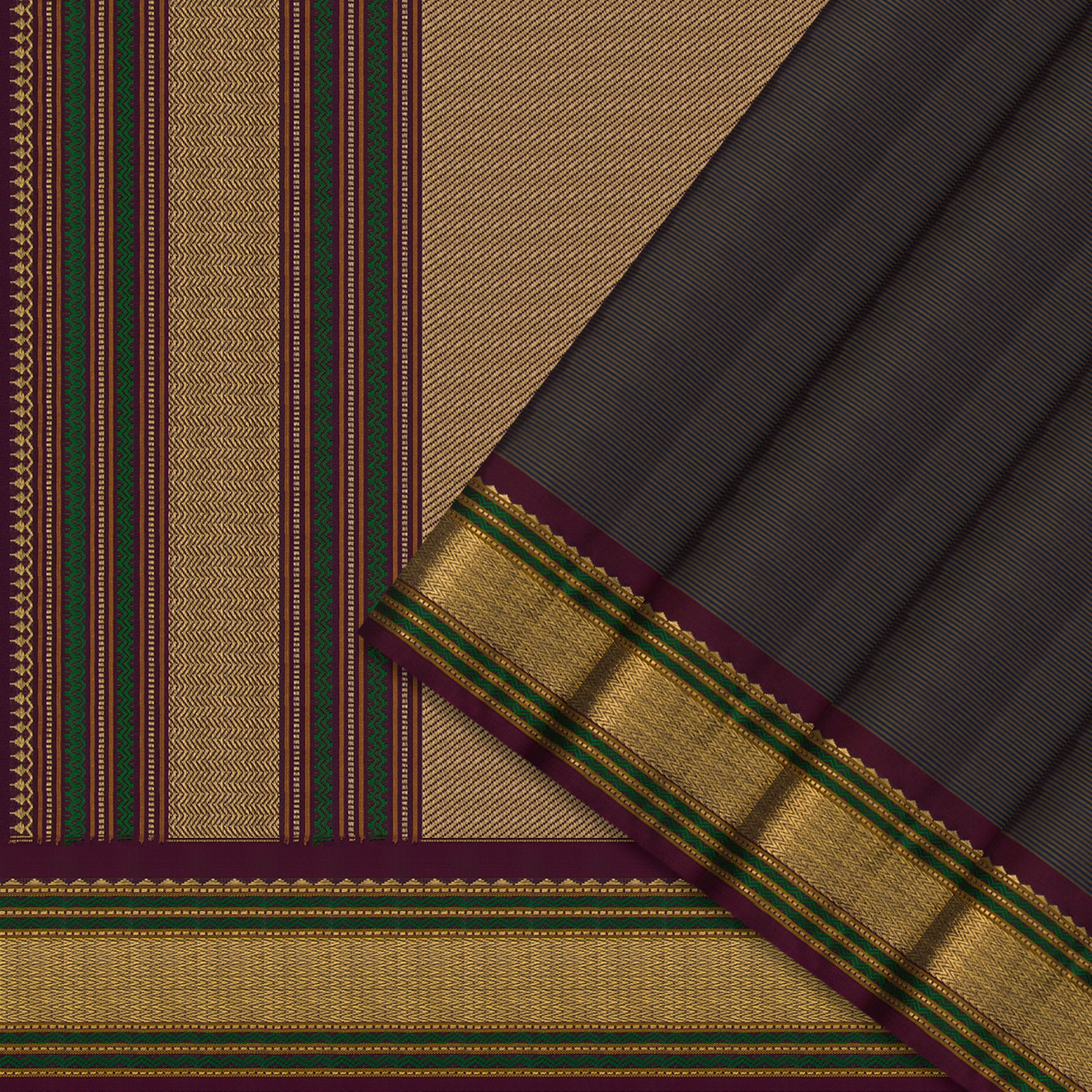 Kanakavalli Kanjivaram Silk Sari 24-040-HS001-06925 - Cover View