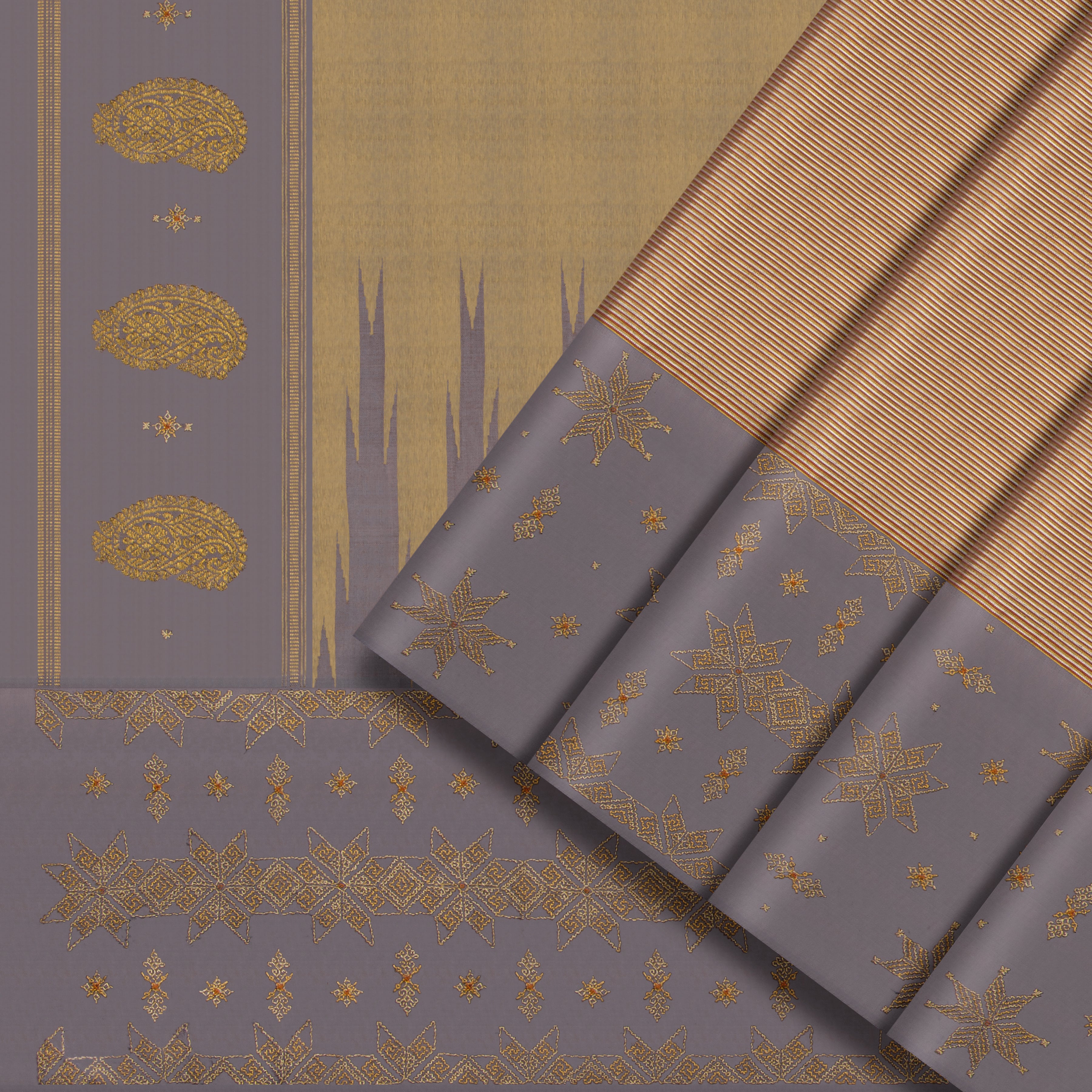 Kanakavalli X Kasuti Kanjivaram Silk Sari 24-040-HS001-06939 - Cover View