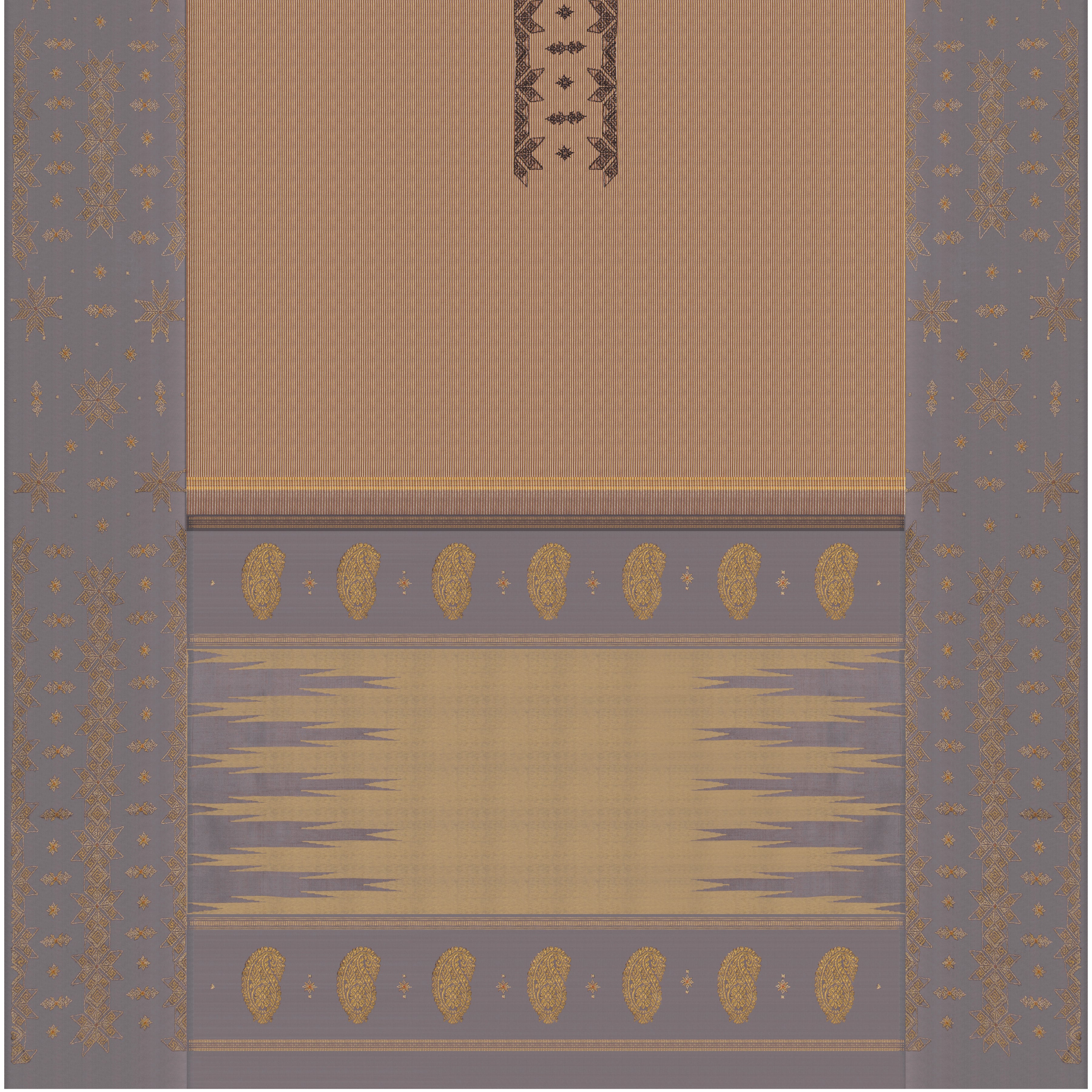 Kanakavalli X Kasuti Kanjivaram Silk Sari 24-040-HS001-06939 - Full View