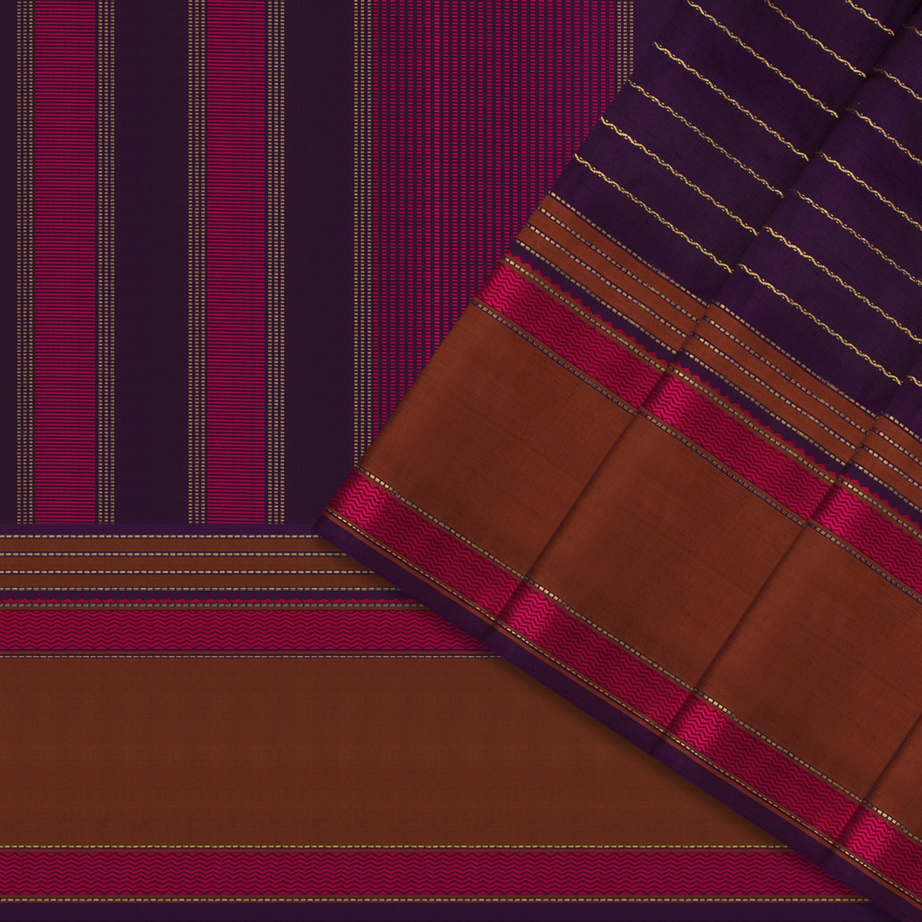 Kanakavalli Kanjivaram Silk Sari 24-040-HS001-08050 - Cover View