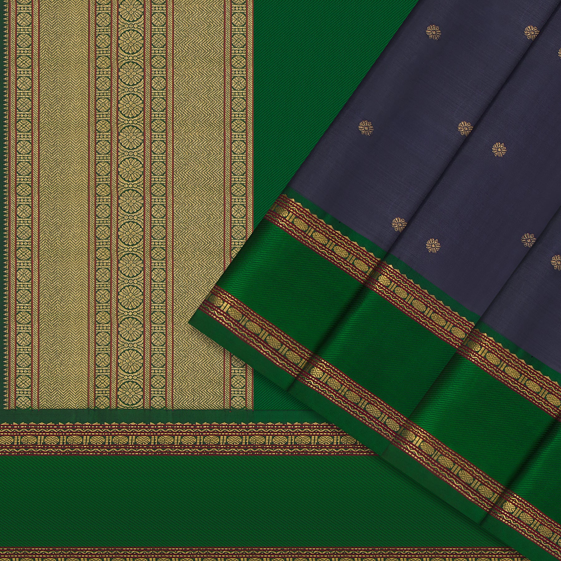 Kanakavalli Kanjivaram Silk Sari 24-040-HS001-08059 - Cover View