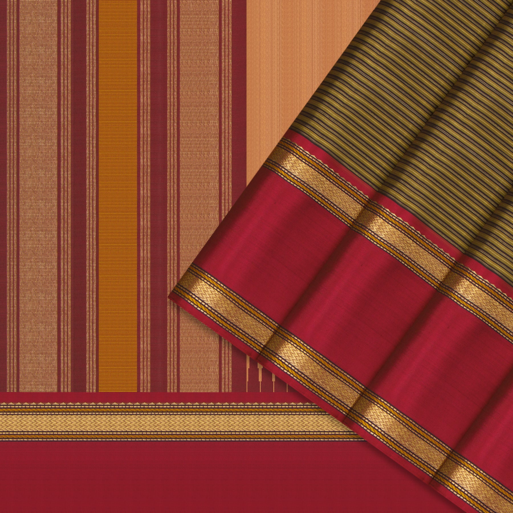 Kanakavalli Kanjivaram Silk Sari 24-040-HS001-08060 - Cover View