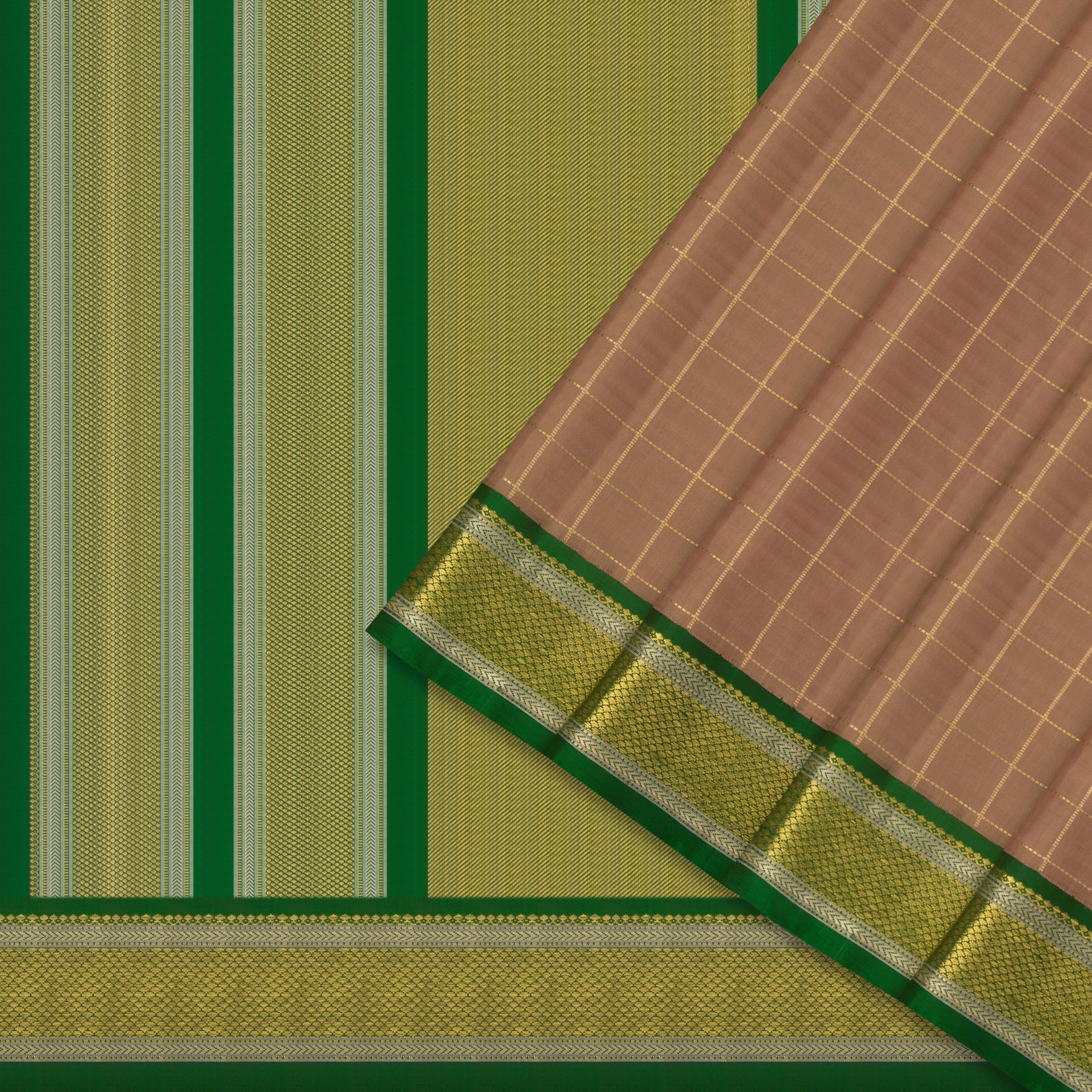 Kanakavalli Kanjivaram Silk Sari 24-040-HS001-08074 - Cover View
