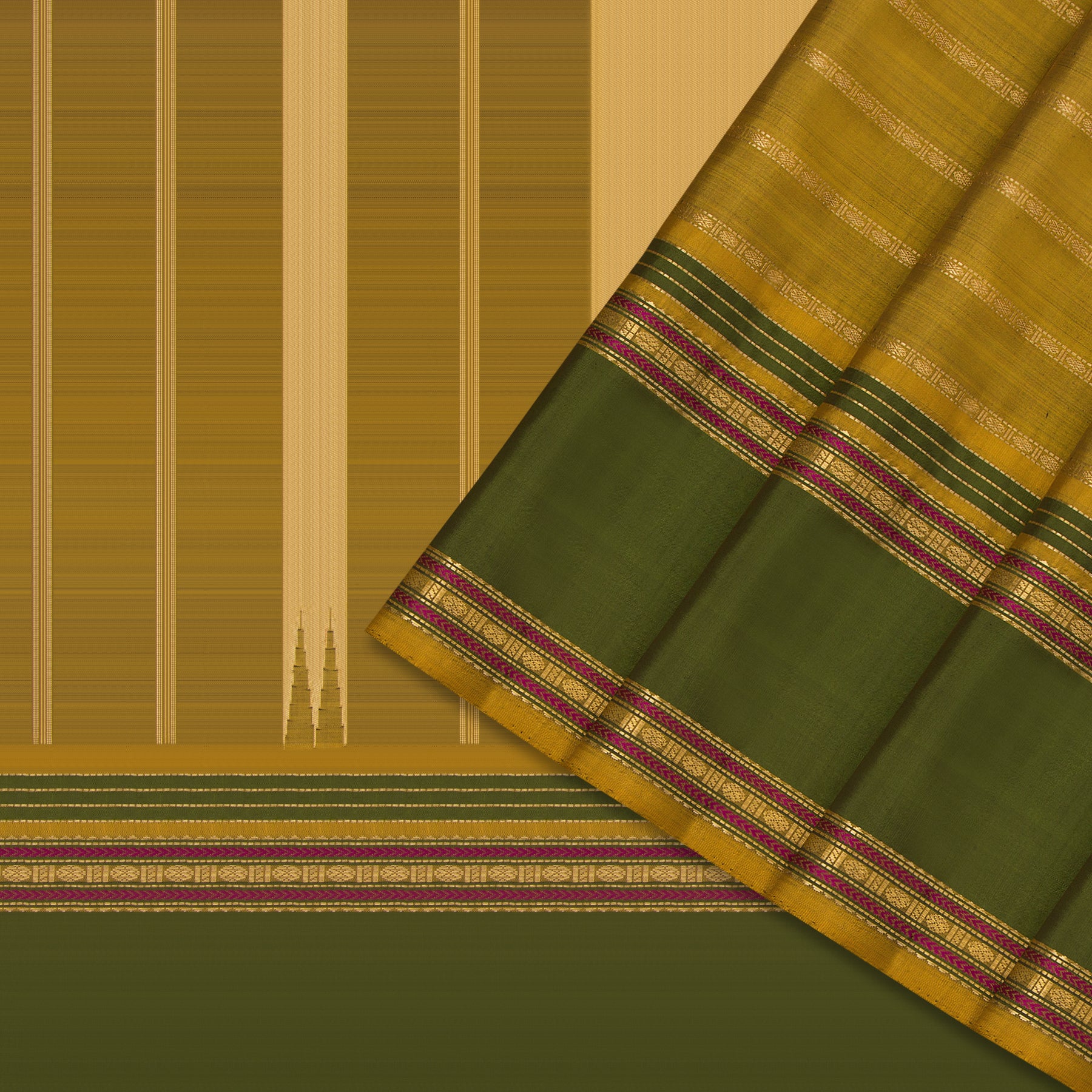 Kanakavalli Kanjivaram Silk Sari 24-040-HS001-08083 - Cover View
