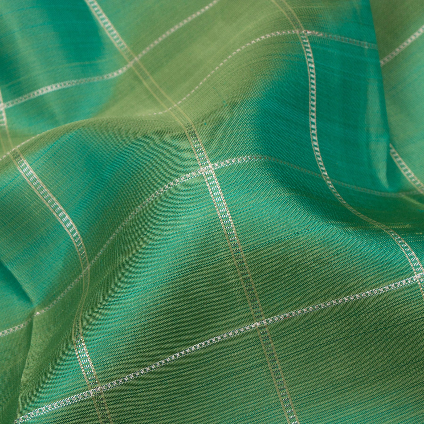 Kanakavalli Kanjivaram Silk Sari 24-040-HS001-08156 - Fabric View