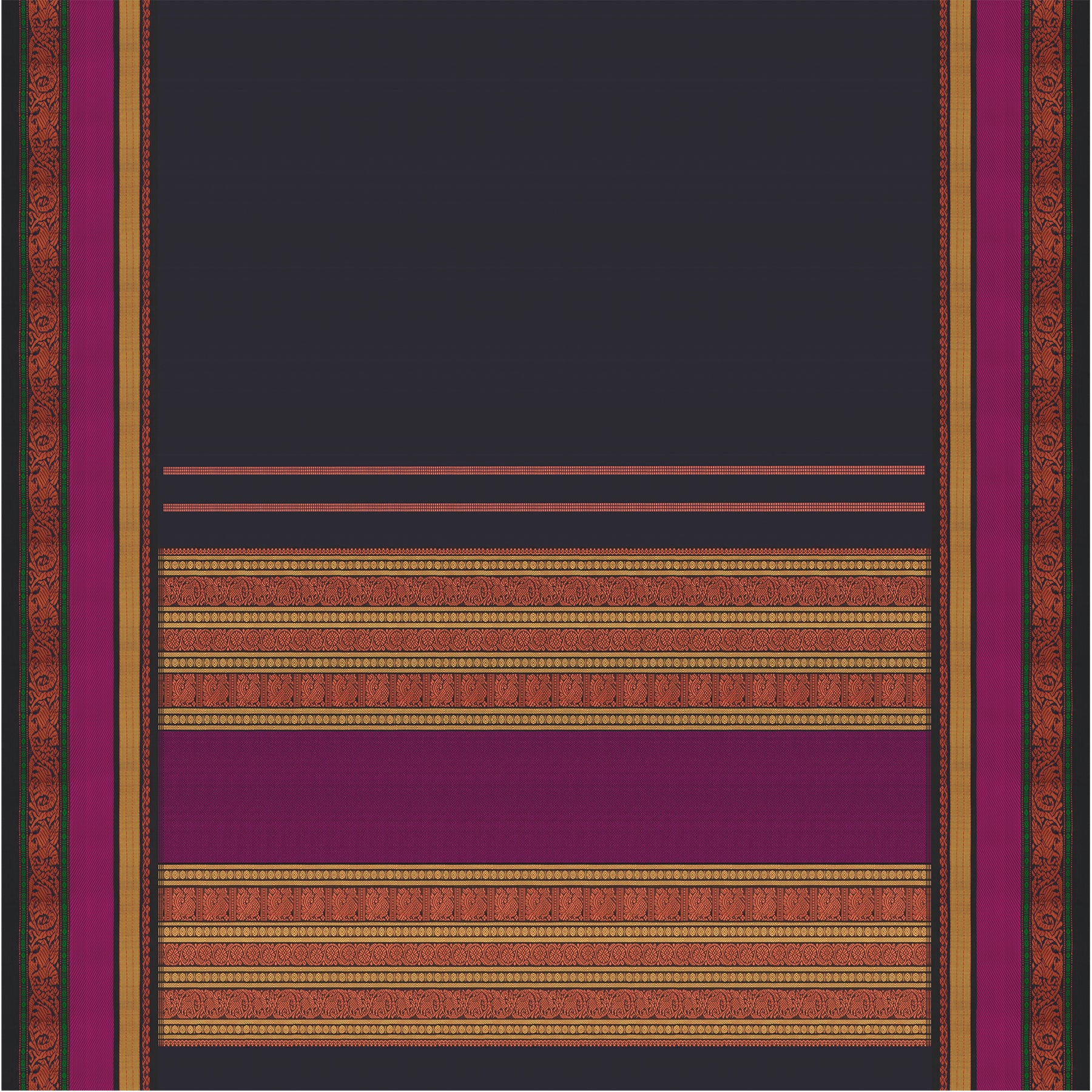 Kanakavalli Kanjivaram Silk Sari 24-040-HS001-08158 - Blouse View