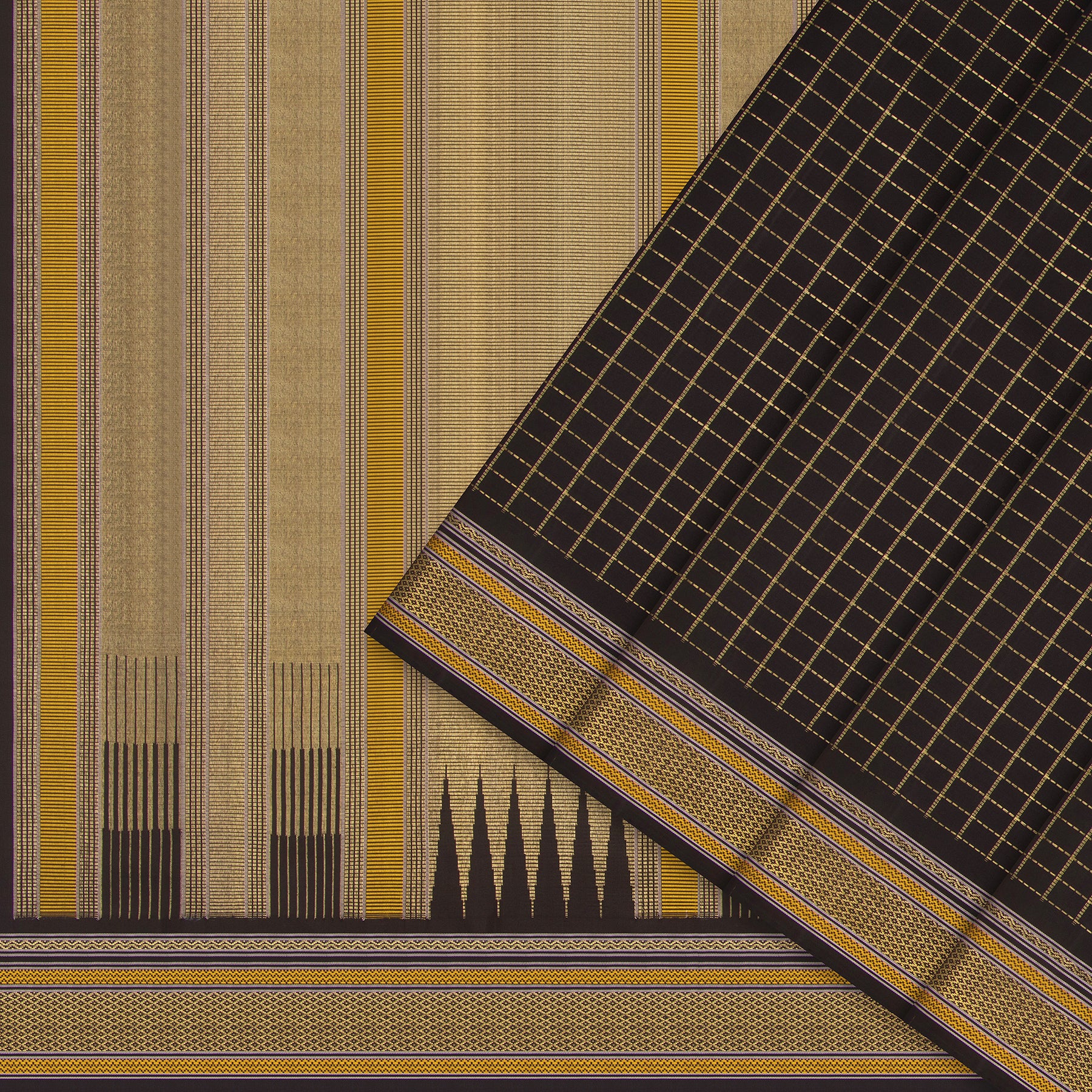 Kanakavalli Kanjivaram Silk Sari 24-040-HS001-08160 - Cover View