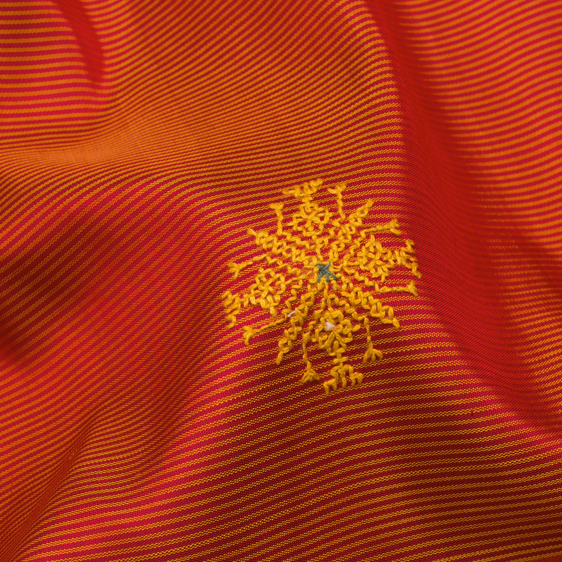 Kanakavalli Kanjivaram Silk Sari 24-040-HS001-10504 - Fabric View