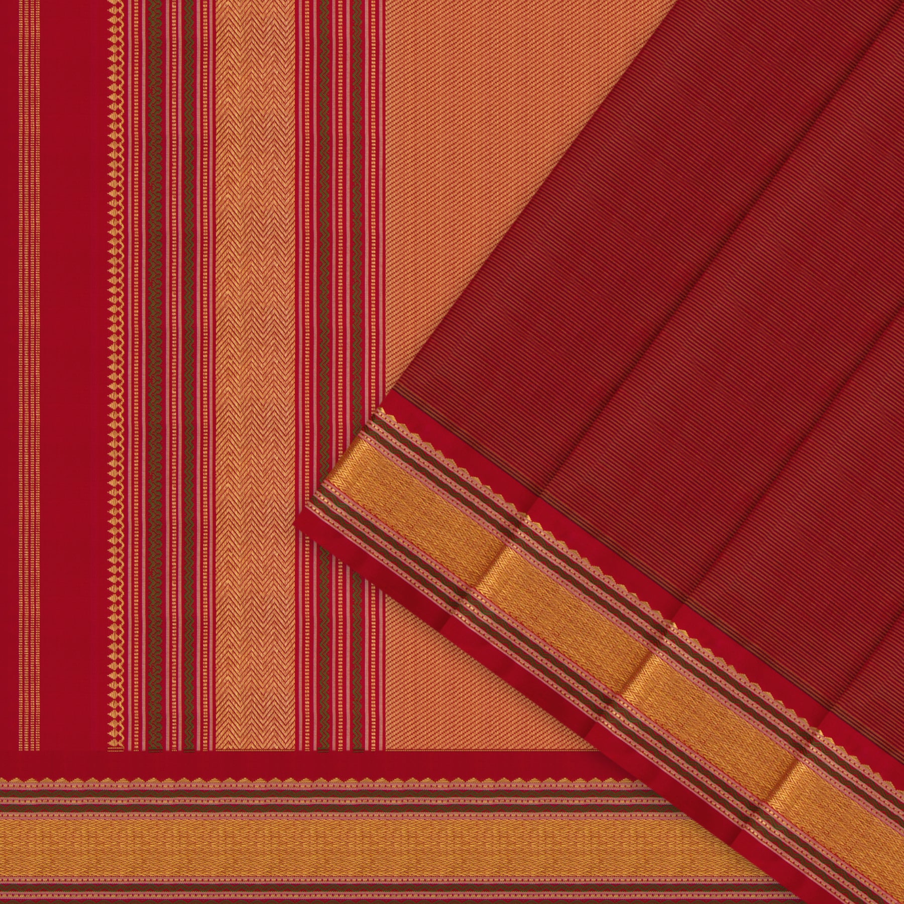 Kanakavalli Kanjivaram Silk Sari 24-040-HS001-10930 - Cover View