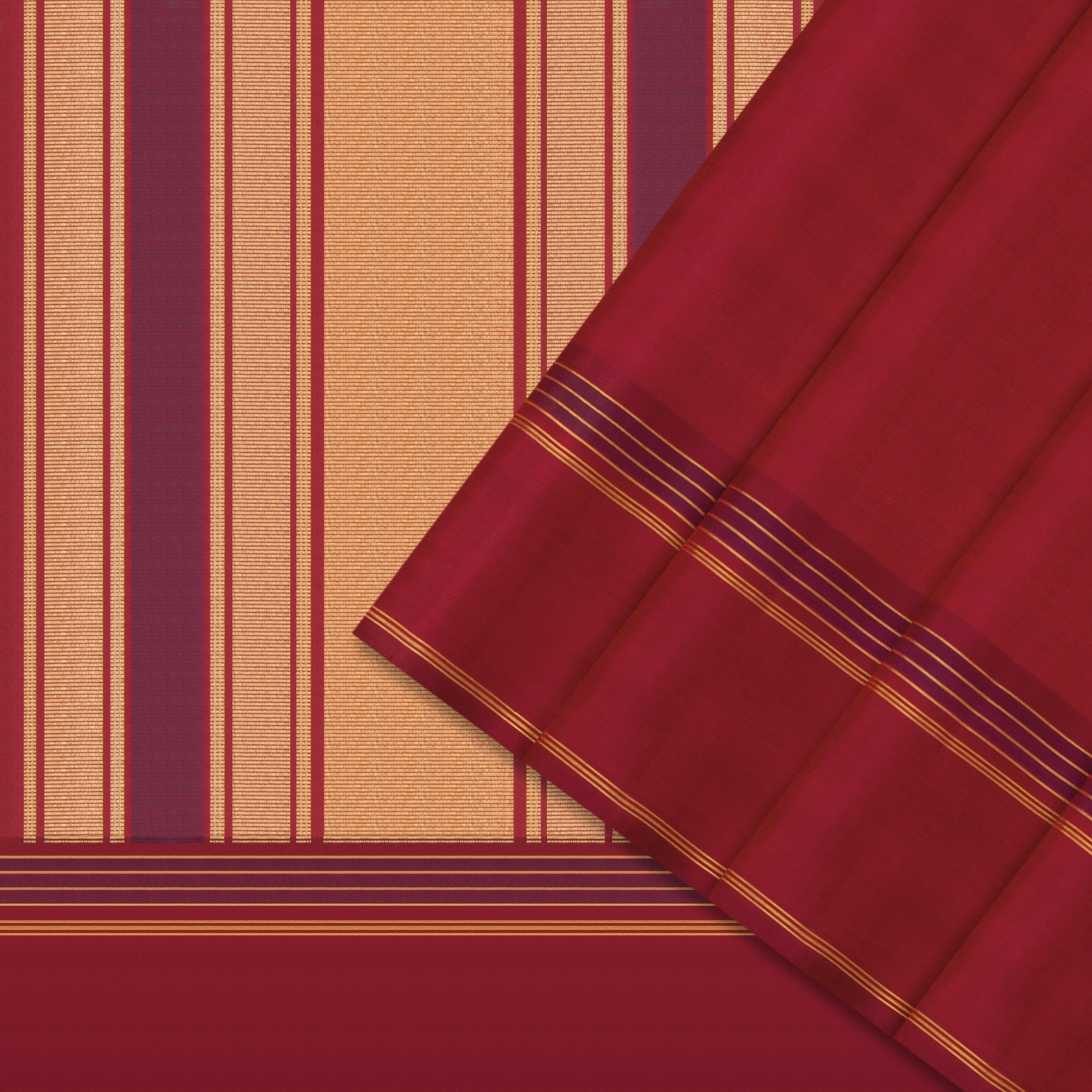 Kanakavalli Kanjivaram Silk Sari 24-040-HS001-10933 - Cover View