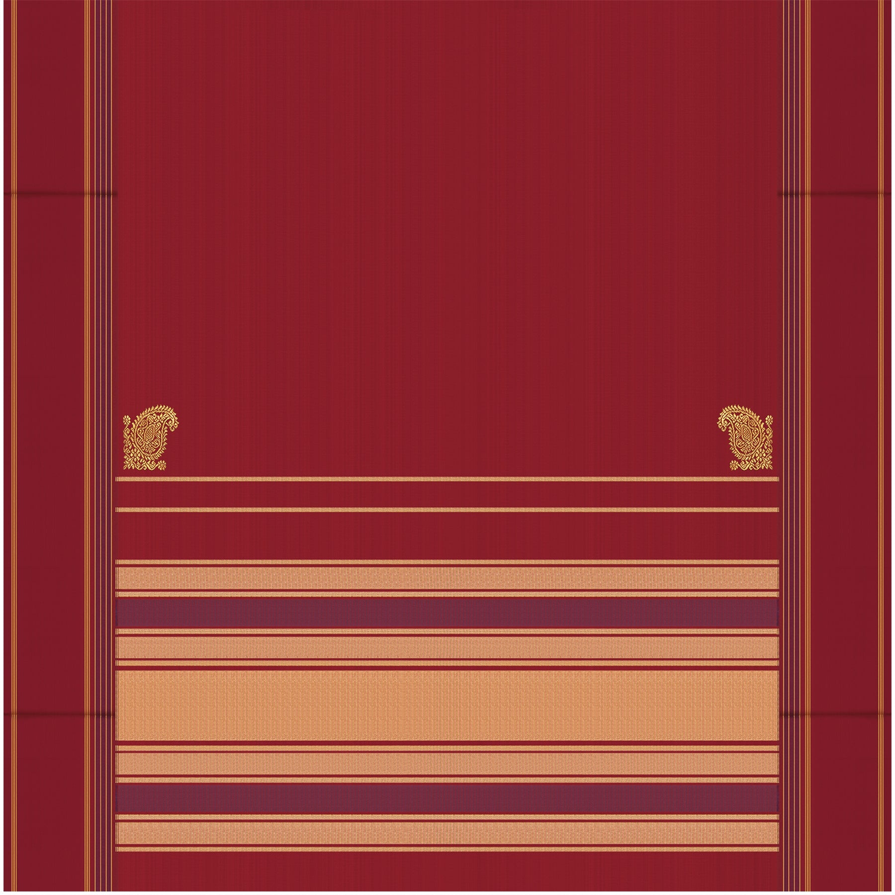 Kanakavalli Kanjivaram Silk Sari 24-040-HS001-10933 - Full View