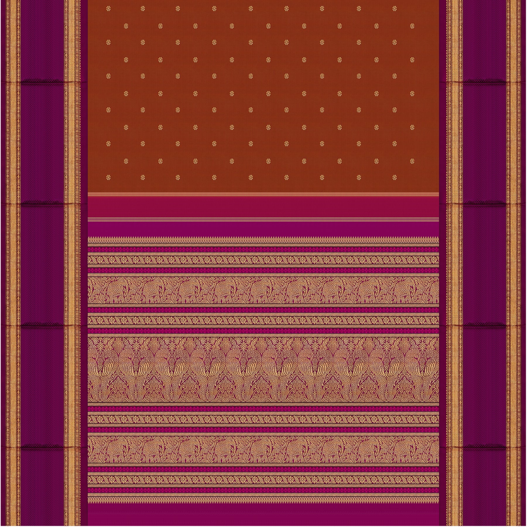 Kanakavalli Kanjivaram Silk Sari 24-040-HS001-11915 - Full View