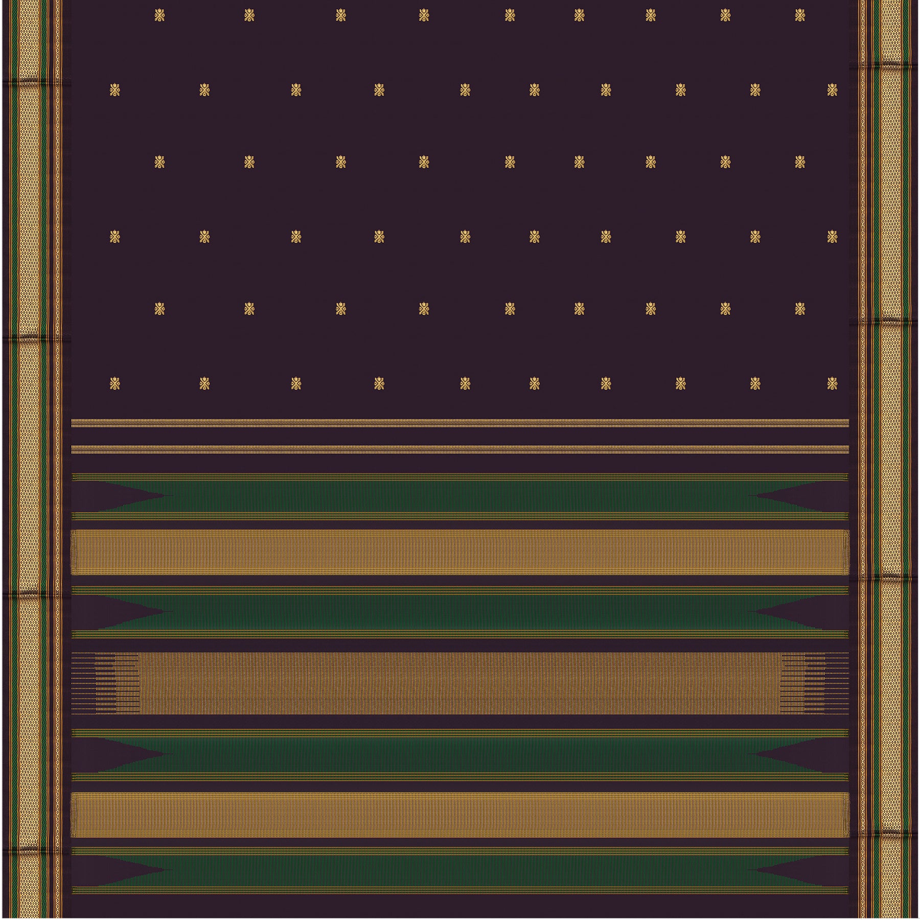 Kanakavalli Kanjivaram Silk Sari 24-040-HS001-11919 - Full View
