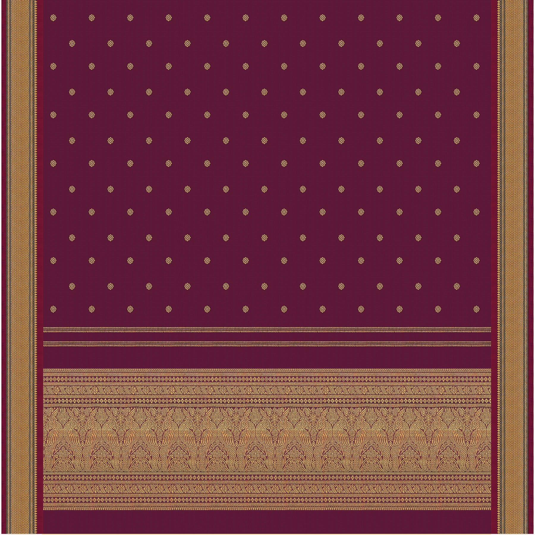 Kanakavalli Kanjivaram Silk Sari 24-040-HS001-11960 - Full View