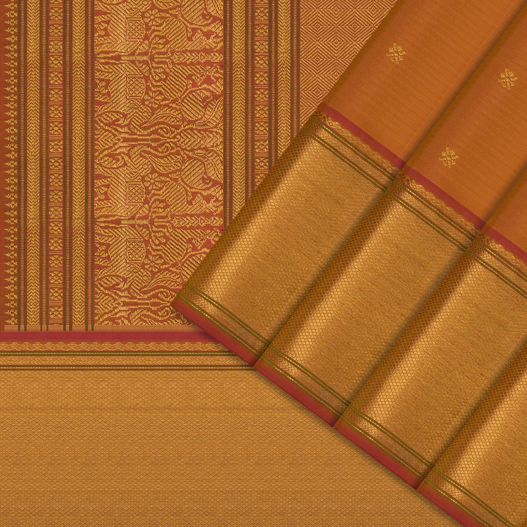 Kanakavalli Kanjivaram Silk Sari 24-040-HS001-12338 - Cover View
