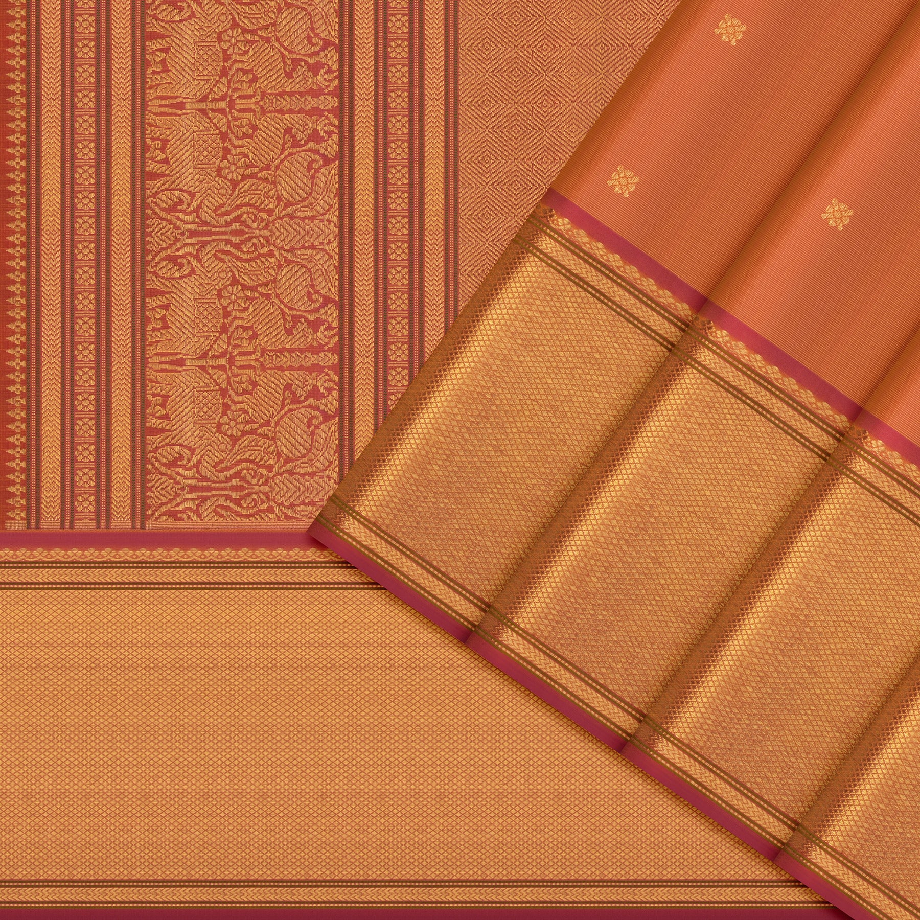 Kanakavalli Kanjivaram Silk Sari 24-040-HS001-12338 - Cover View