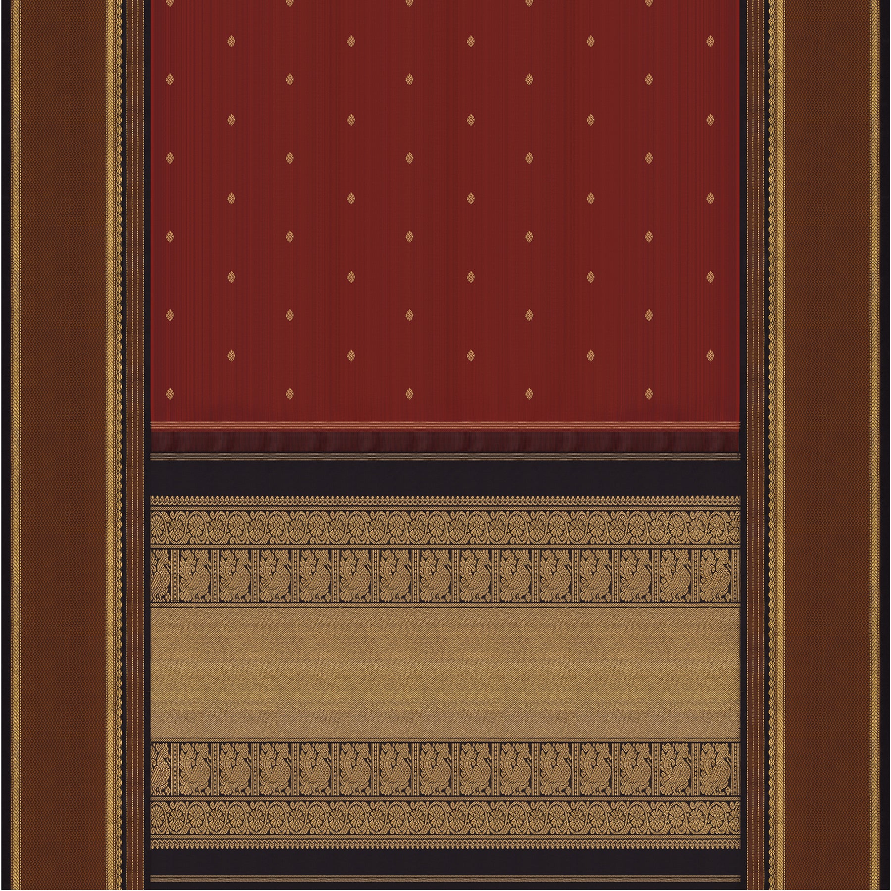 Kanakavalli Kanjivaram Silk Sari 24-040-HS001-12345 - Full View