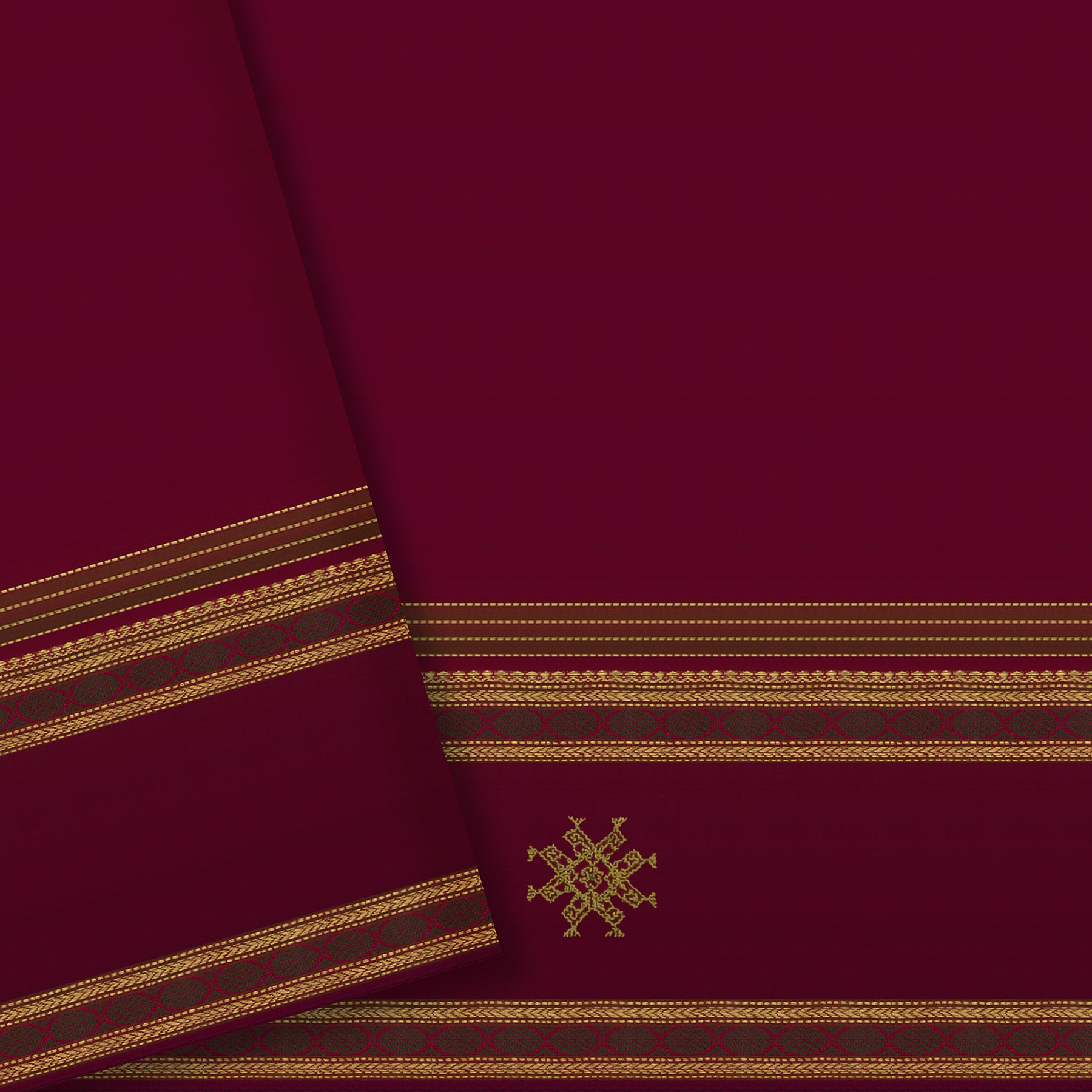 Kanakavalli Kanjivaram Silk Sari 24-040-HS001-12351 - Blouse View