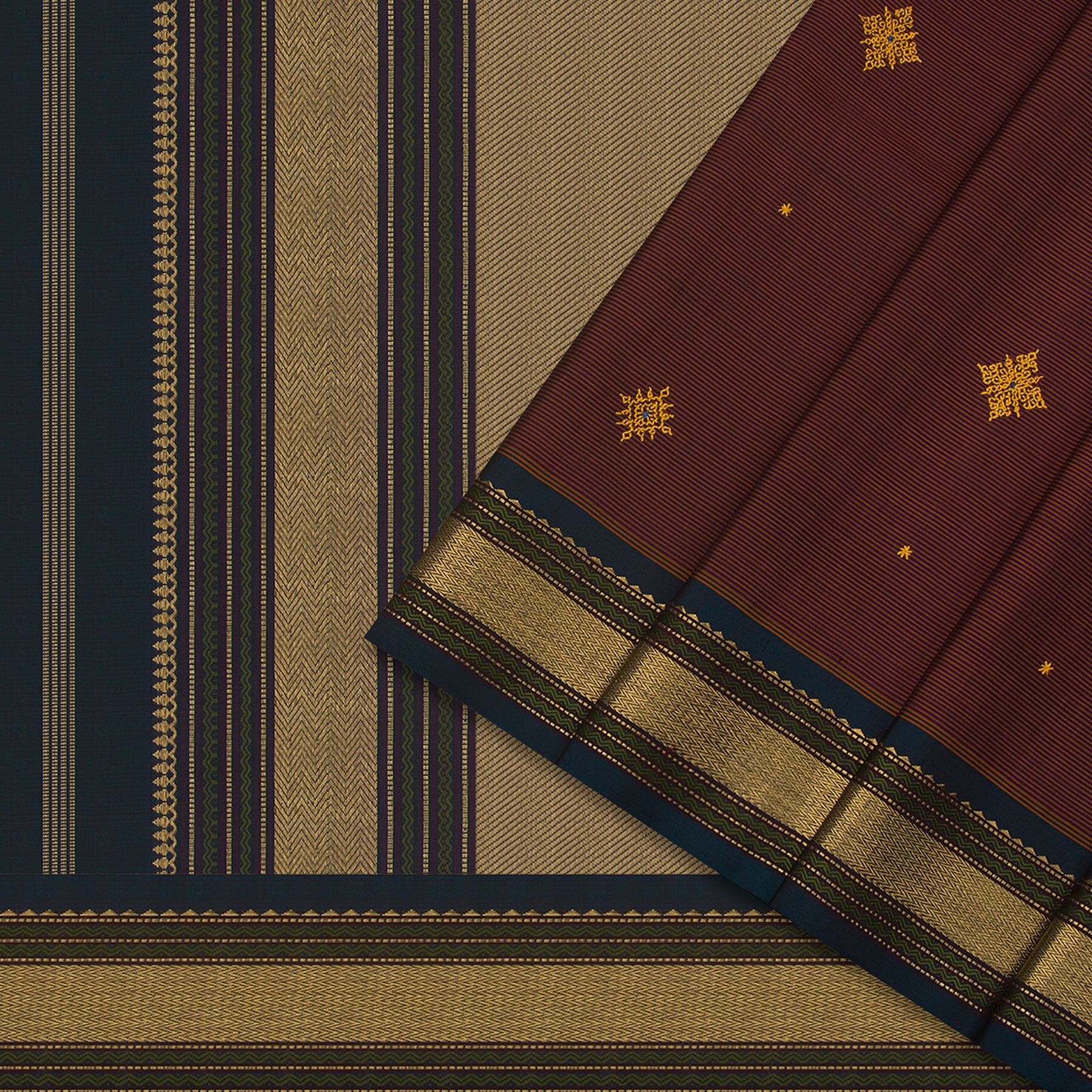 Kanakavalli Kanjivaram Silk Sari 24-040-HS001-12358 - Cover View