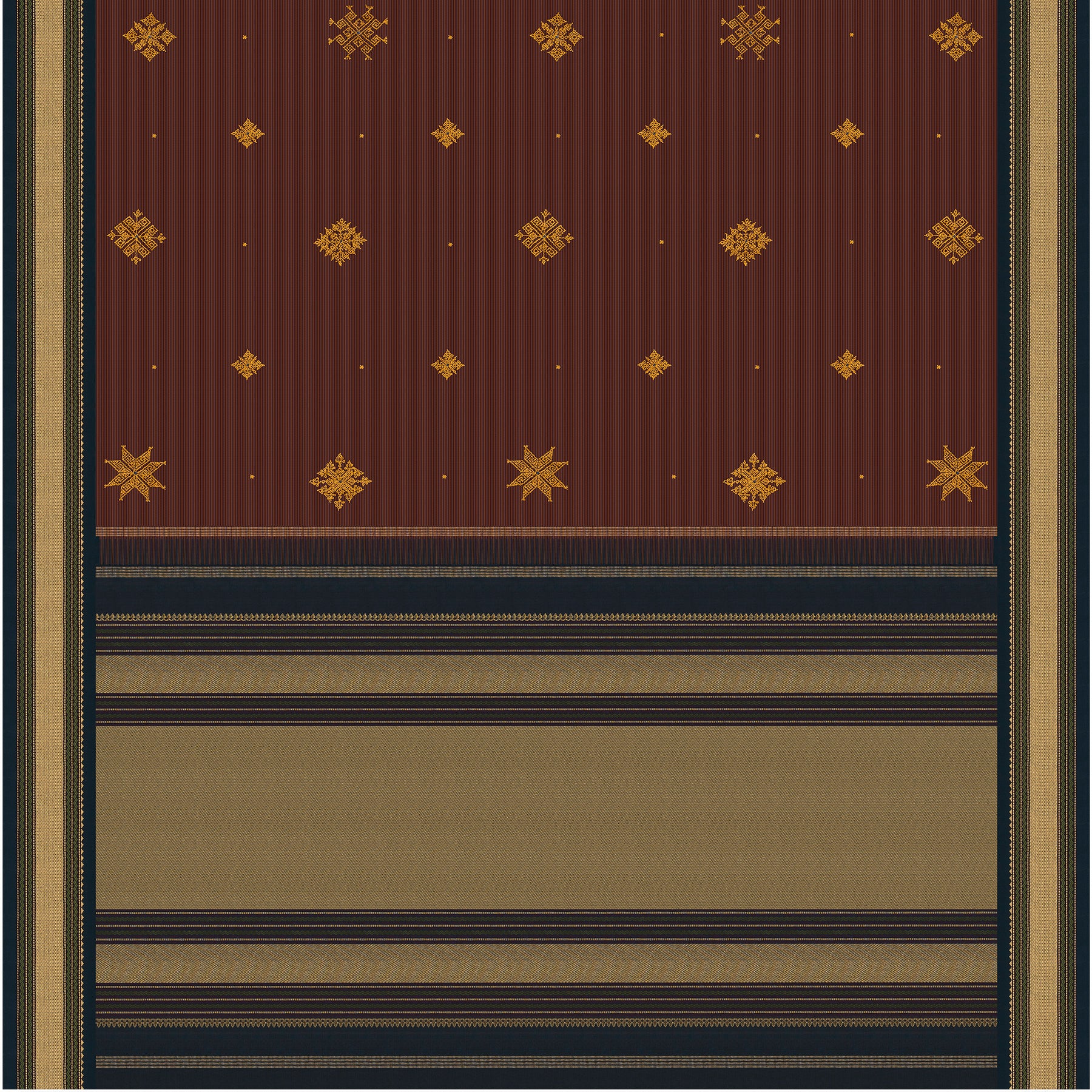 Kanakavalli Kanjivaram Silk Sari 24-040-HS001-12358 - Full View