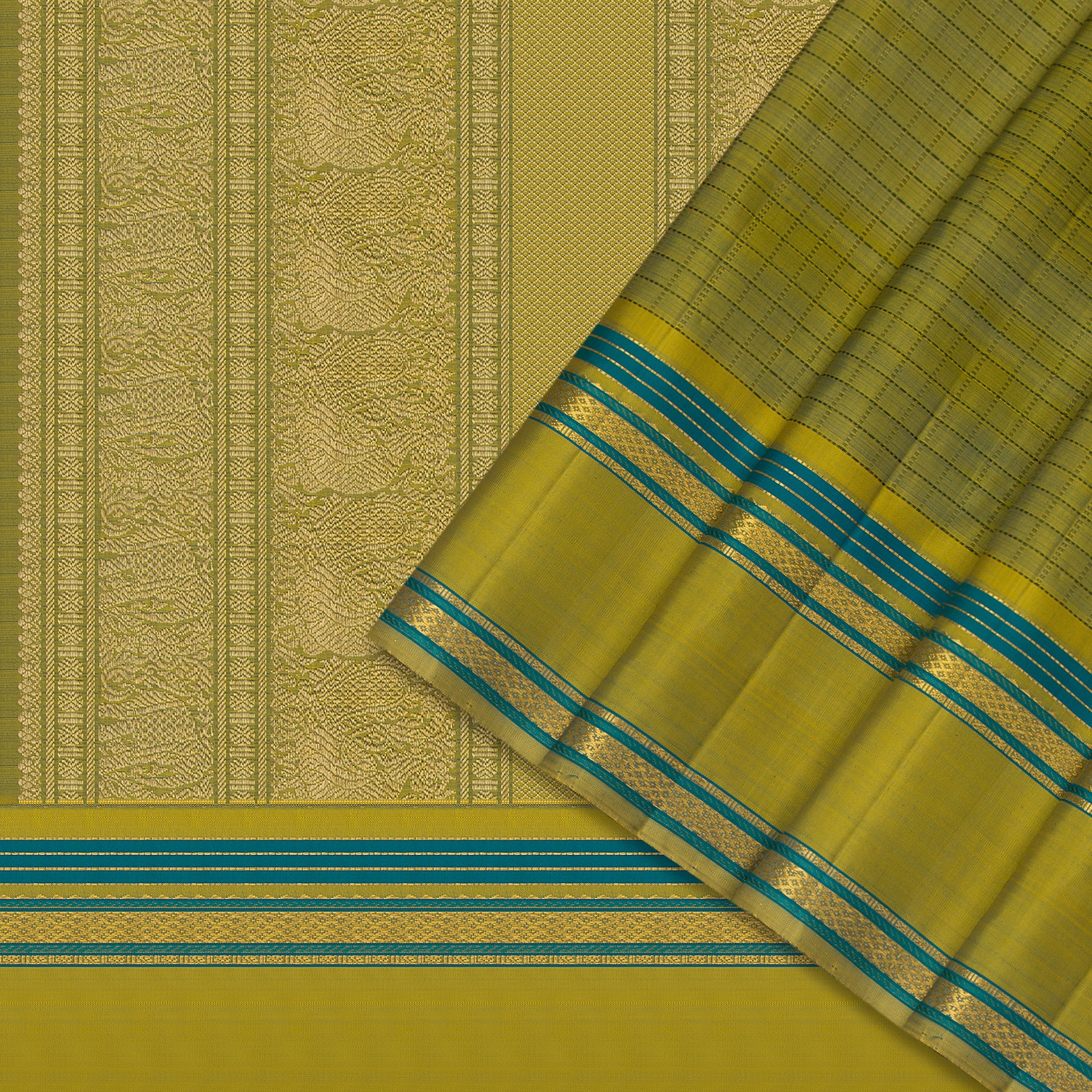 Kanakavalli Kanjivaram Silk Sari 24-040-HS001-12362 - Cover View