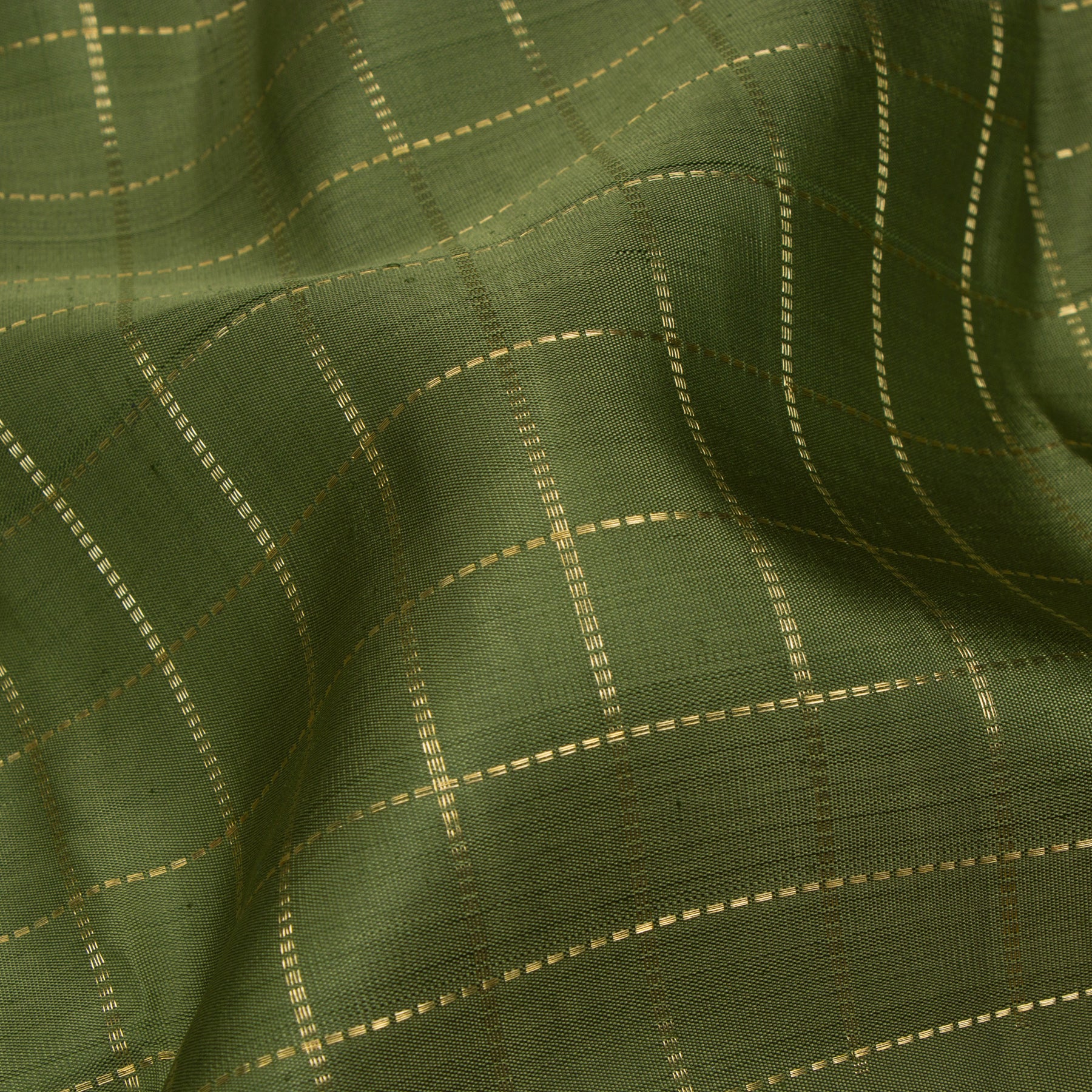 Kanakavalli Kanjivaram Silk Sari 24-040-HS001-12374 - Fabric View