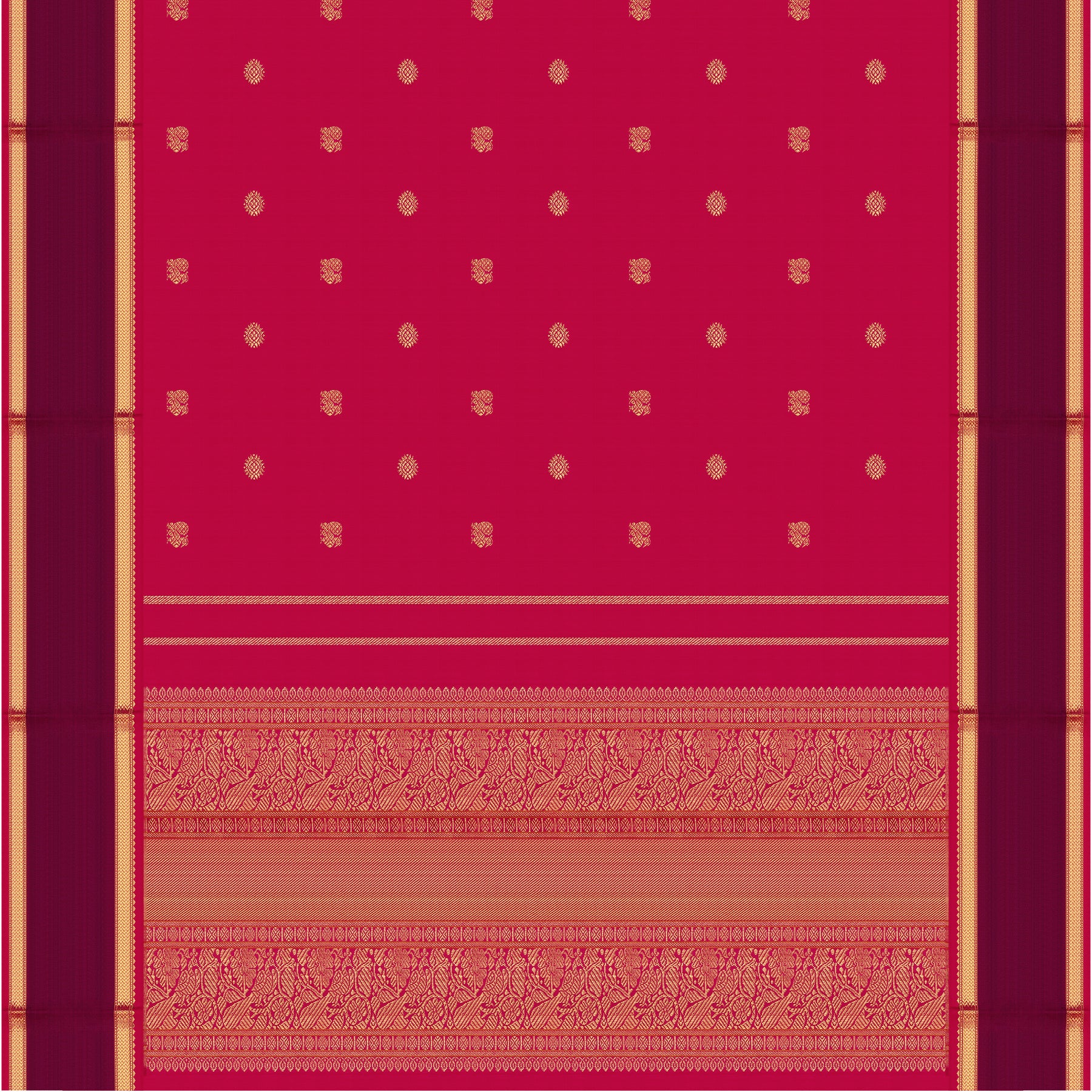 Kanakavalli Kanjivaram Silk Sari 24-040-HS001-12385 - Full View