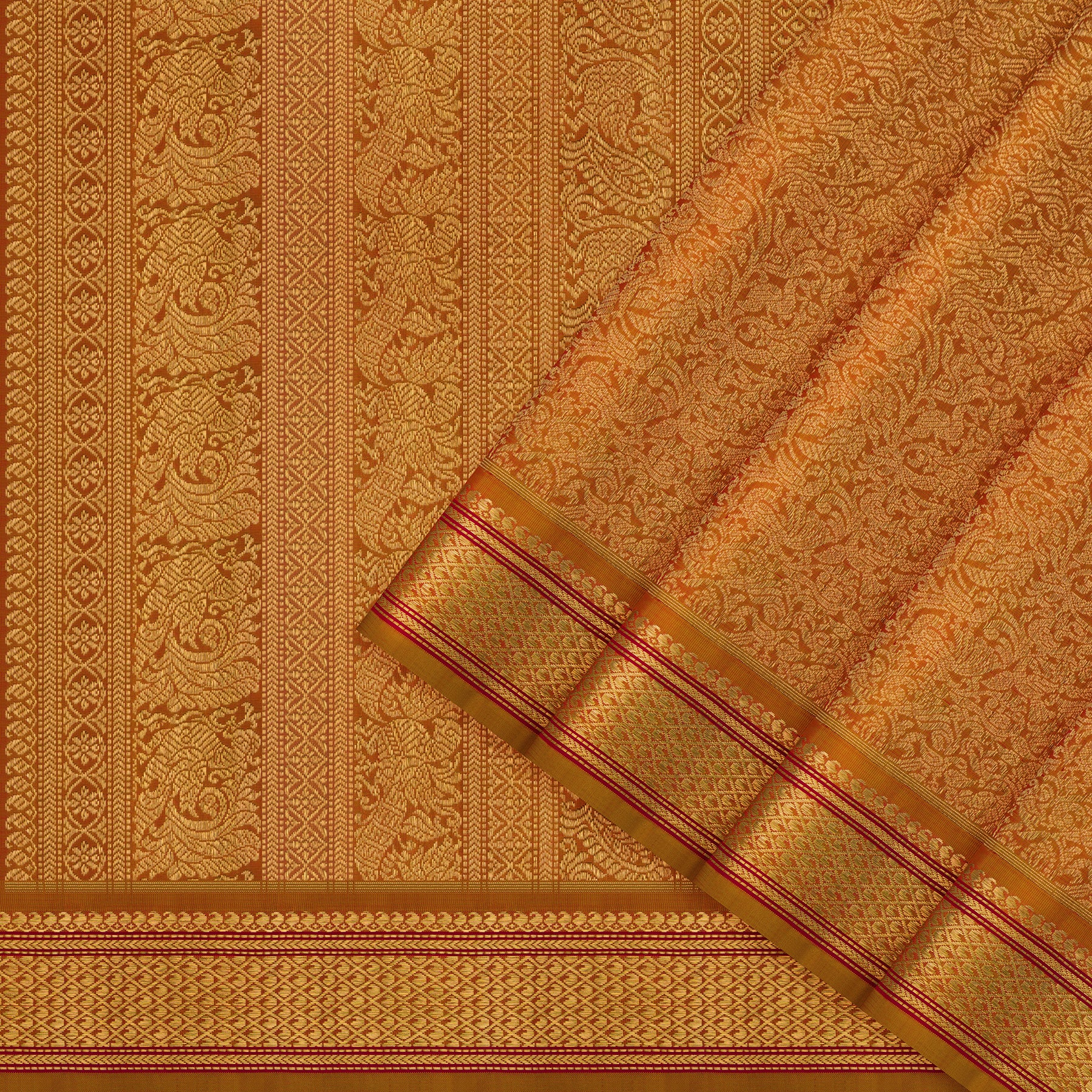 Kanakavalli Kanjivaram Silk Sari 24-040-HS001-12394 - Cover View