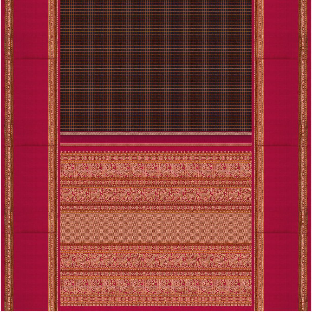 Kanakavalli Kanjivaram Silk Sari 24-040-HS001-12410