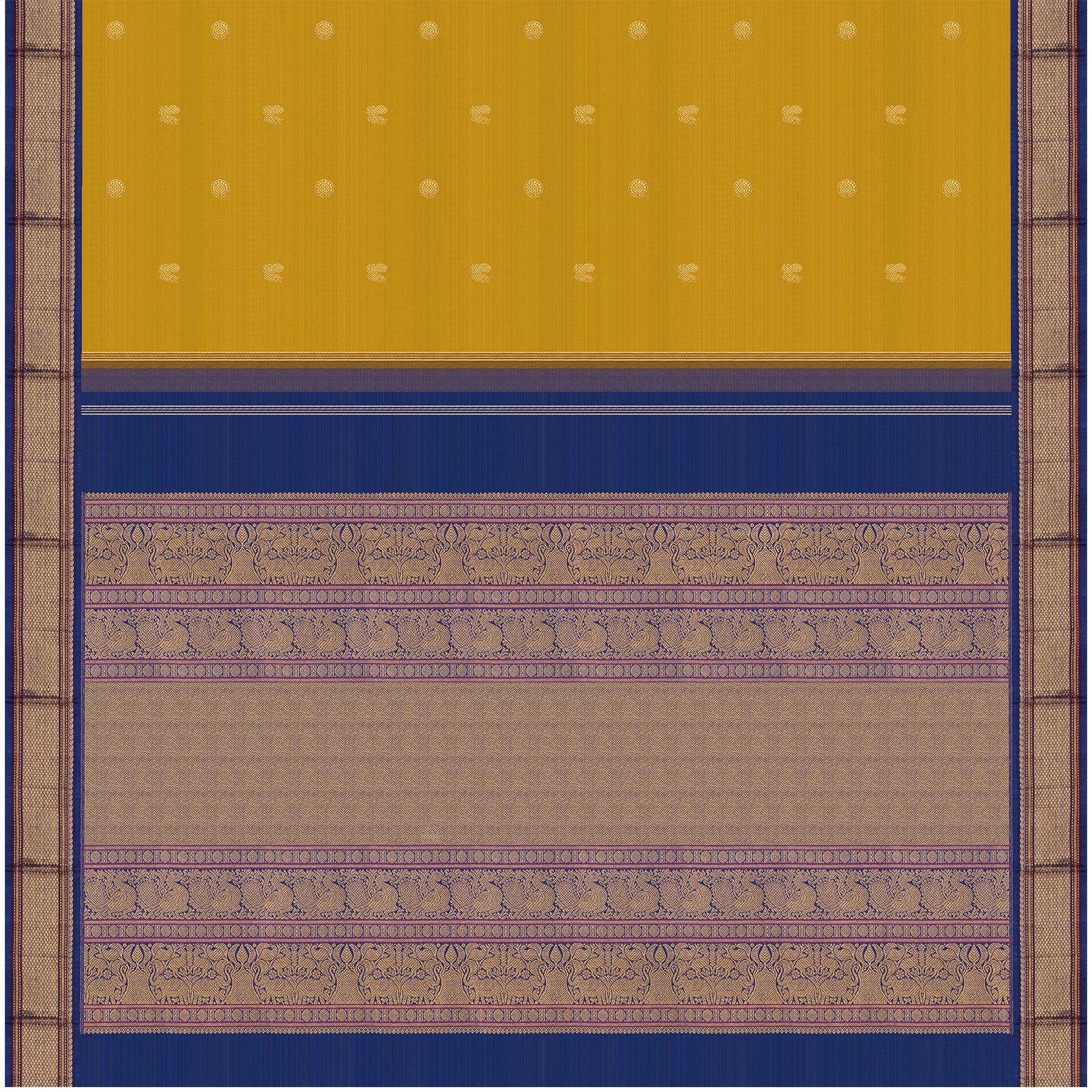 Kanakavalli Kanjivaram Silk Sari 24-040-HS001-12411 - Full View