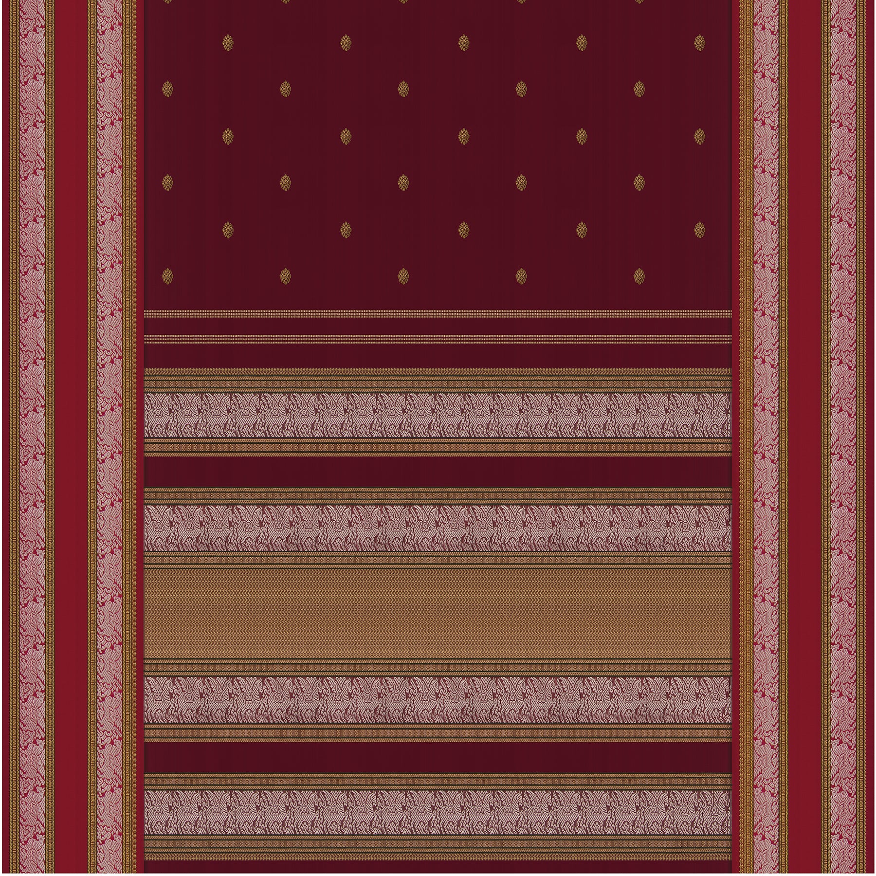 Kanakavalli Kanjivaram Silk Sari 24-040-HS001-14295 - Full View