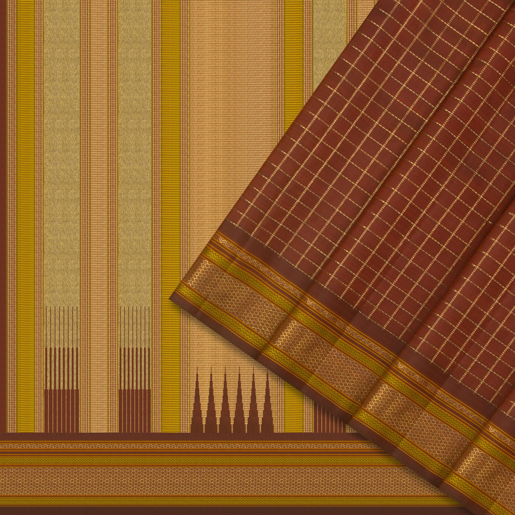 Kanakavalli Kanjivaram Silk Sari 24-040-HS001-14306 - Cover View