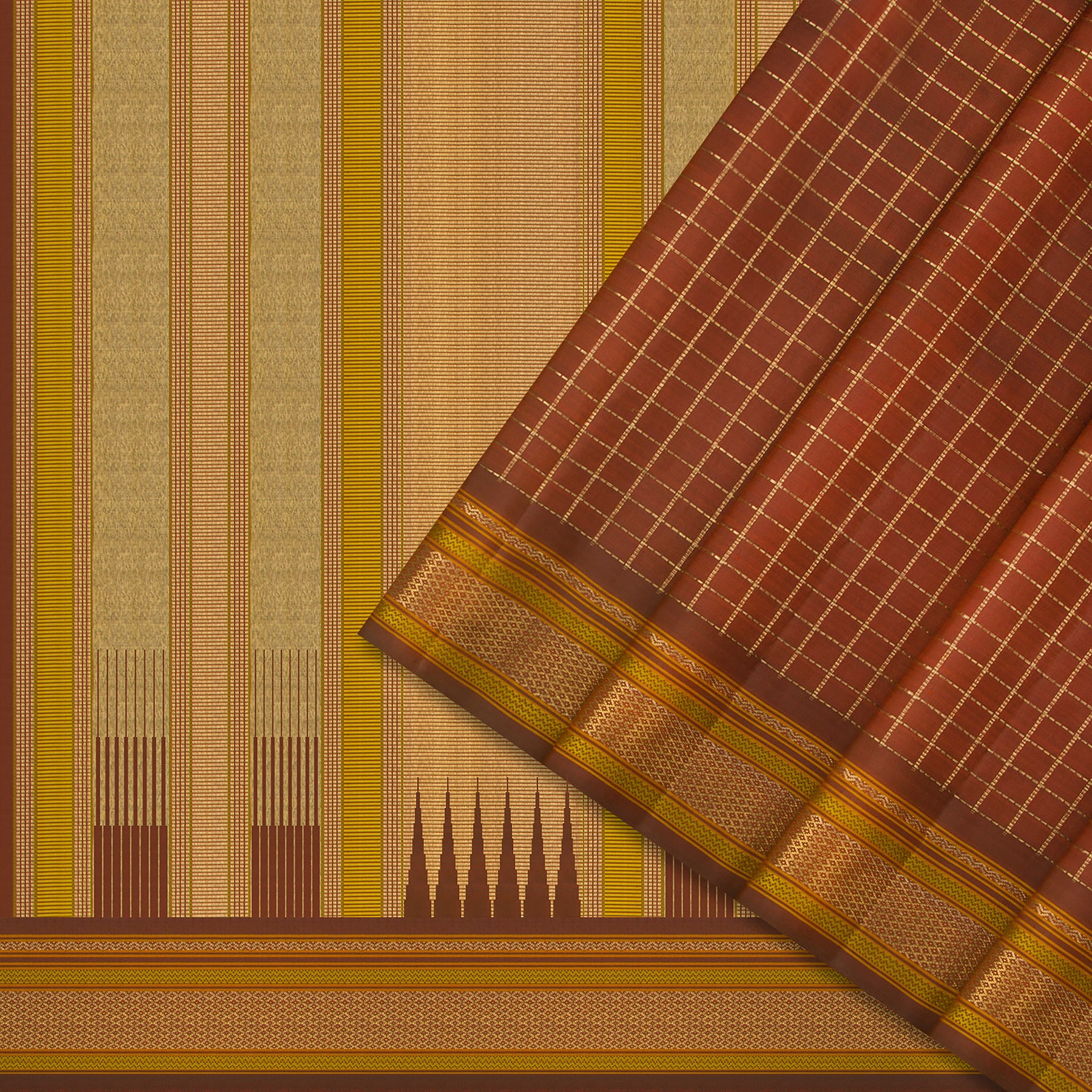 Kanakavalli Kanjivaram Silk Sari 24-040-HS001-14306 - Cover View