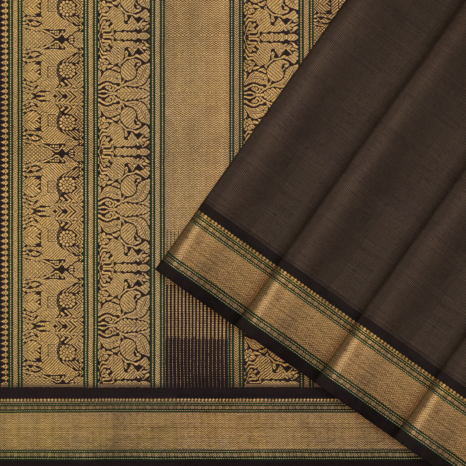 Kanakavalli Kanjivaram Silk Sari 24-041-HS001-01031 - Cover View