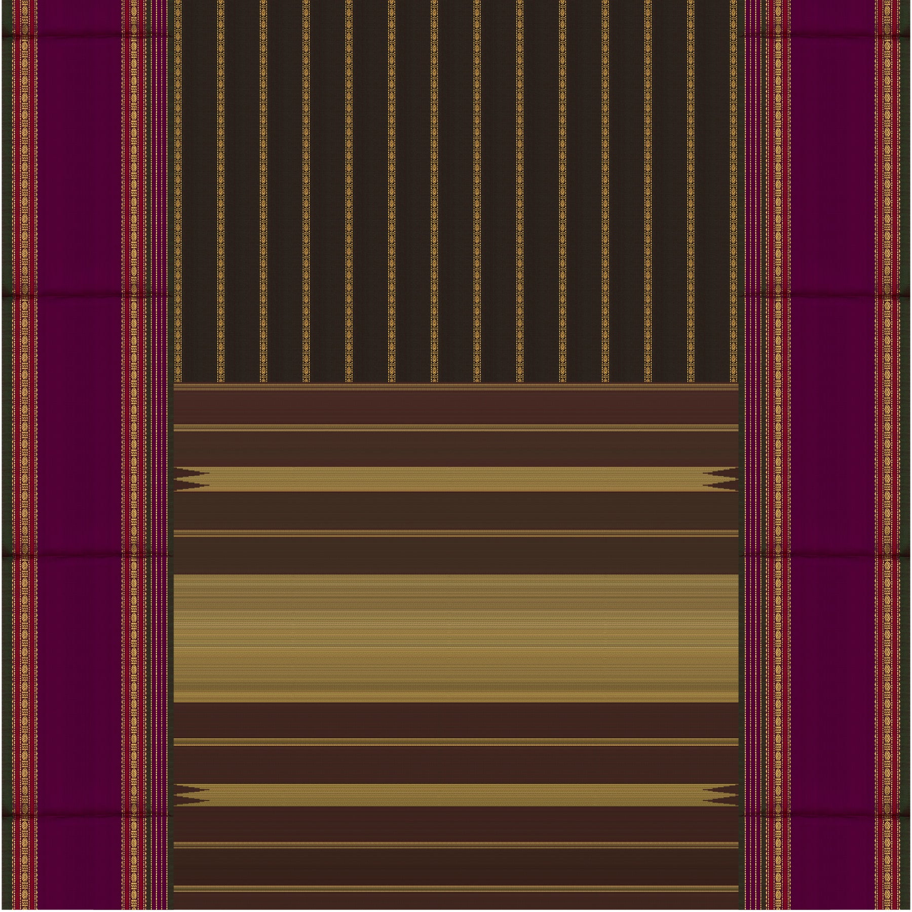 Kanakavalli Kanjivaram Silk Sari 24-041-HS001-02378 - Full View