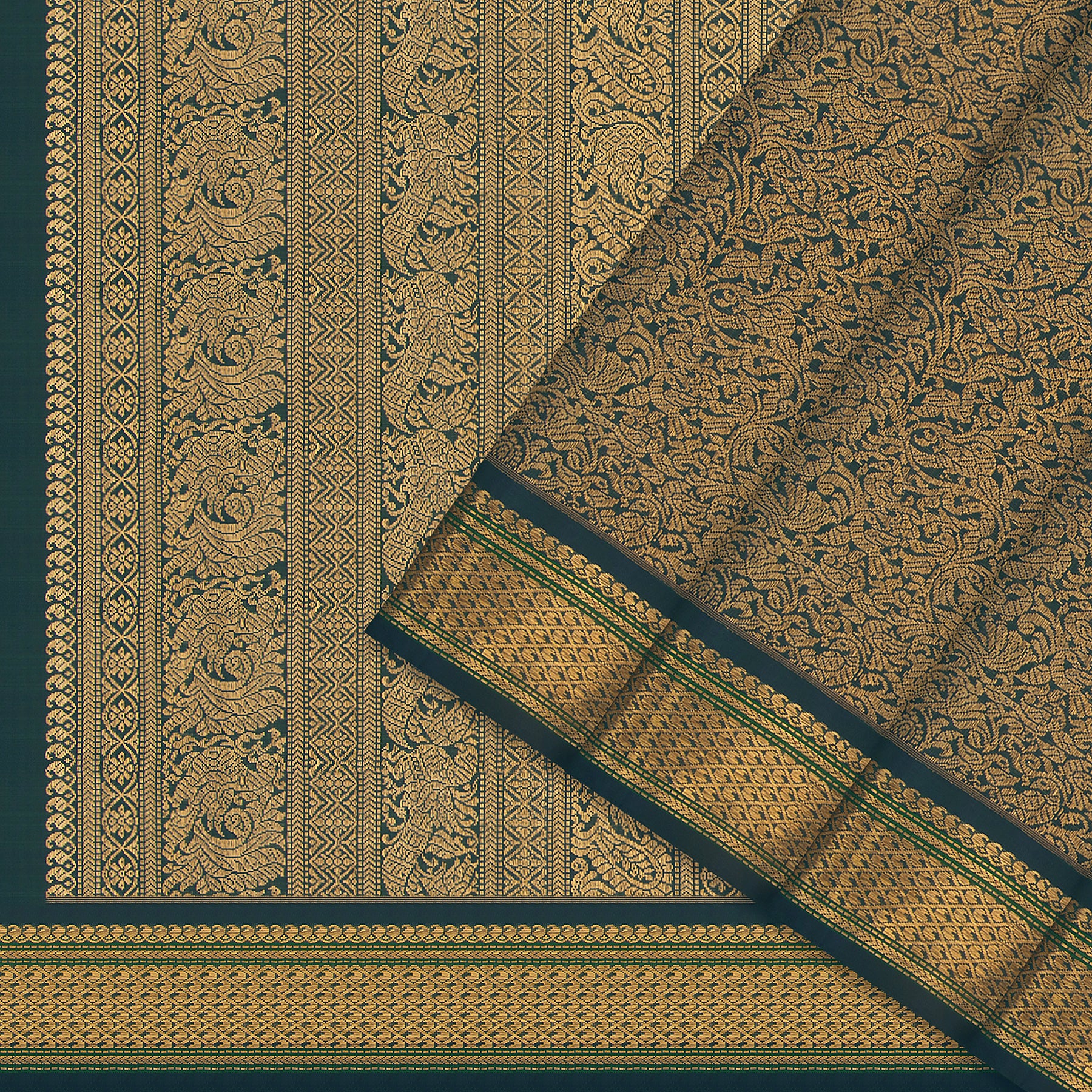 Kanakavalli Kanjivaram Silk Sari 24-041-HS001-04747 - Cover View