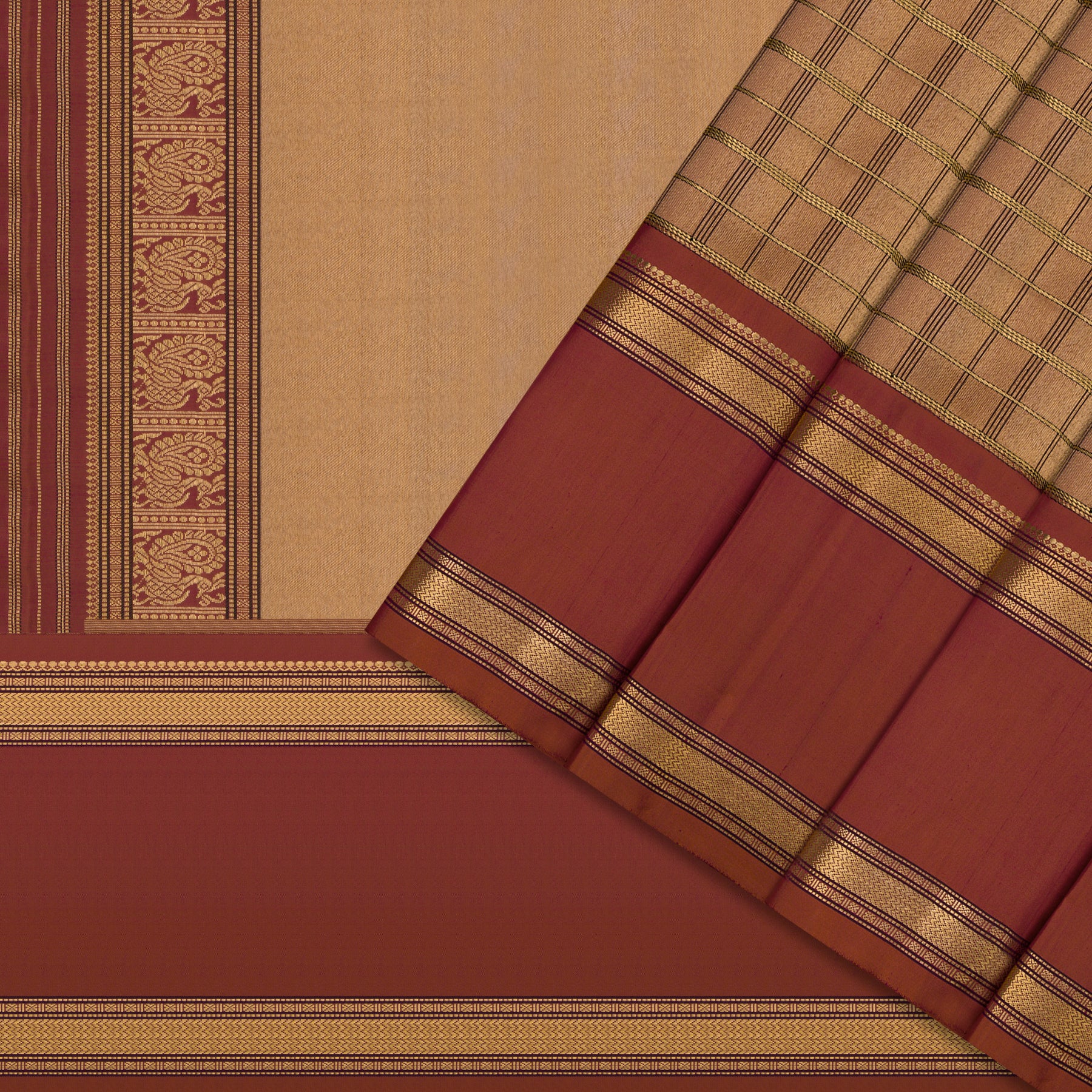 Kanakavalli Kanjivaram Silk Sari 24-041-HS001-04768 - Cover View