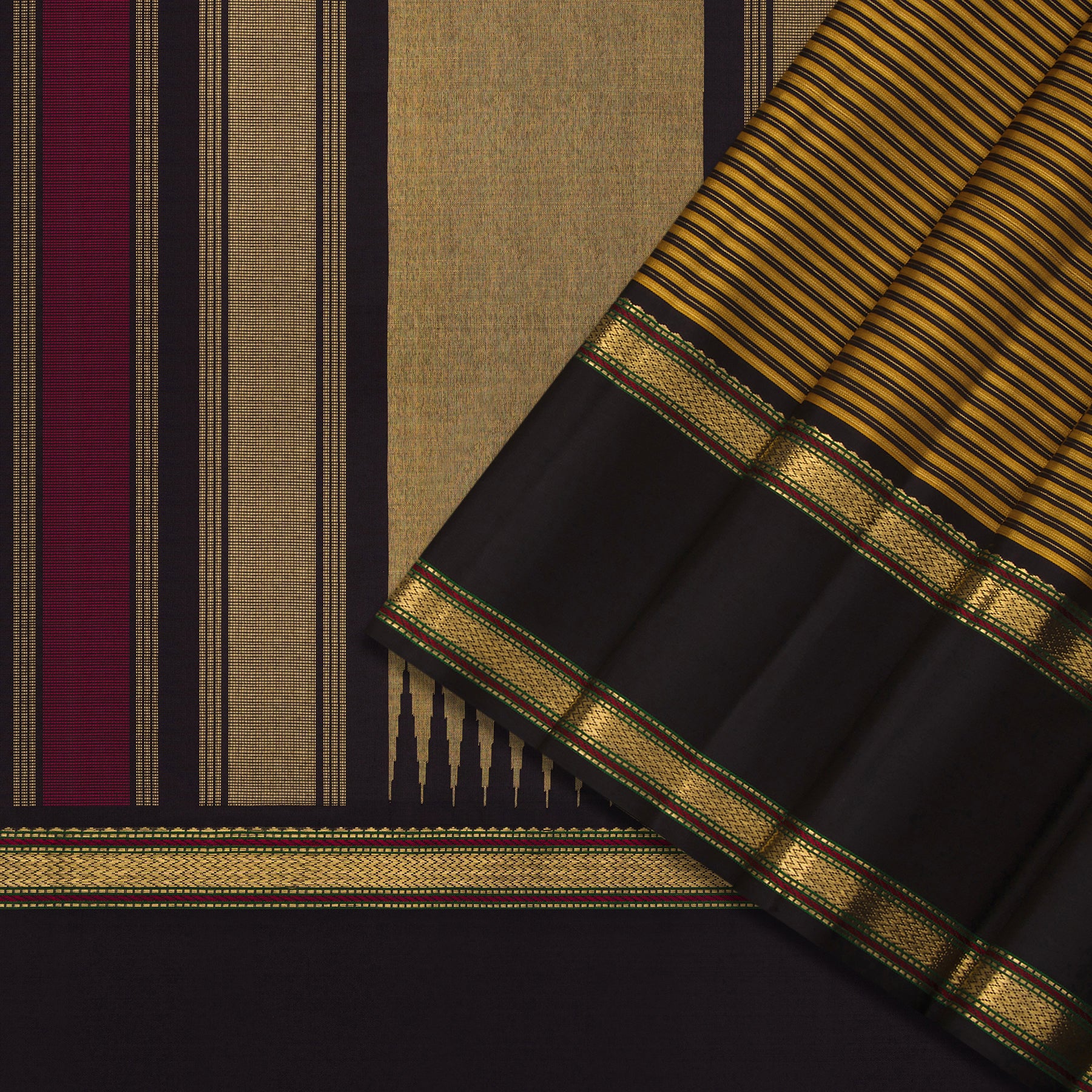 Kanakavalli Kanjivaram Silk Sari 24-041-HS001-04773 - Cover View