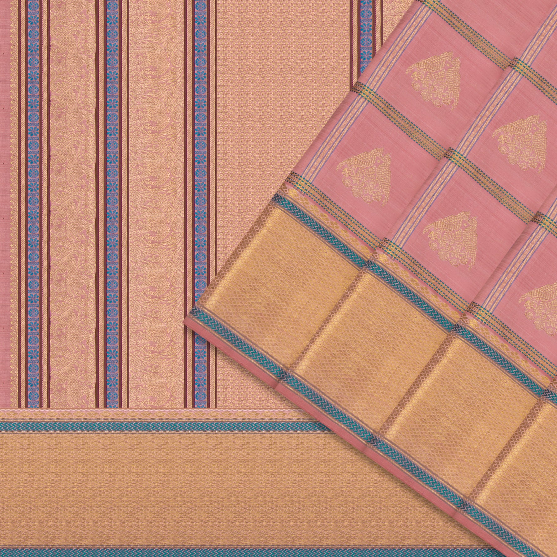 Kanakavalli Kanjivaram Silk Sari 24-041-HS001-04774 - Cover View