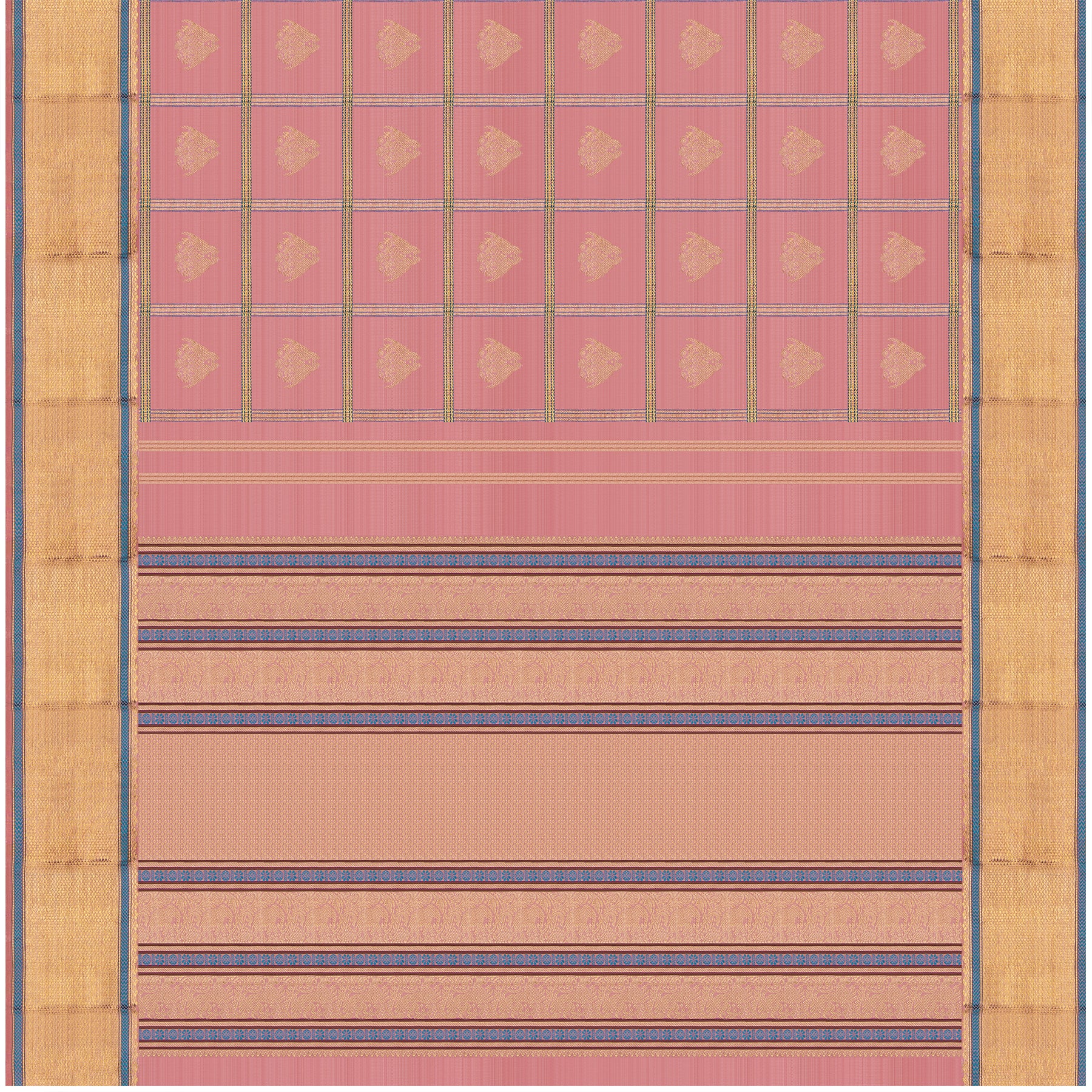 Kanakavalli Kanjivaram Silk Sari 24-041-HS001-04774 - Full View