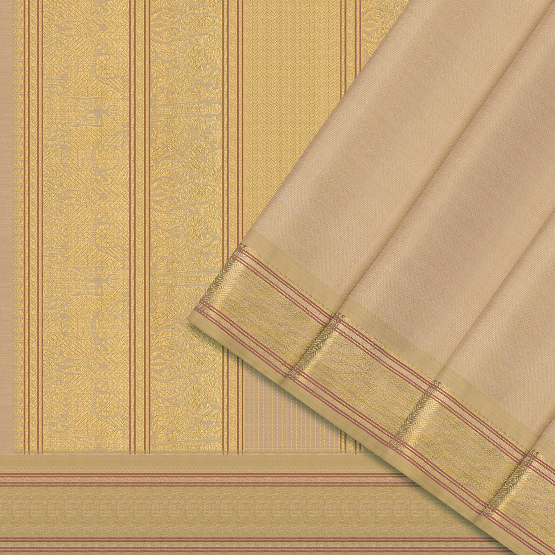 Kanakavalli Kanjivaram Silk Sari 24-041-HS001-06943 - Cover View