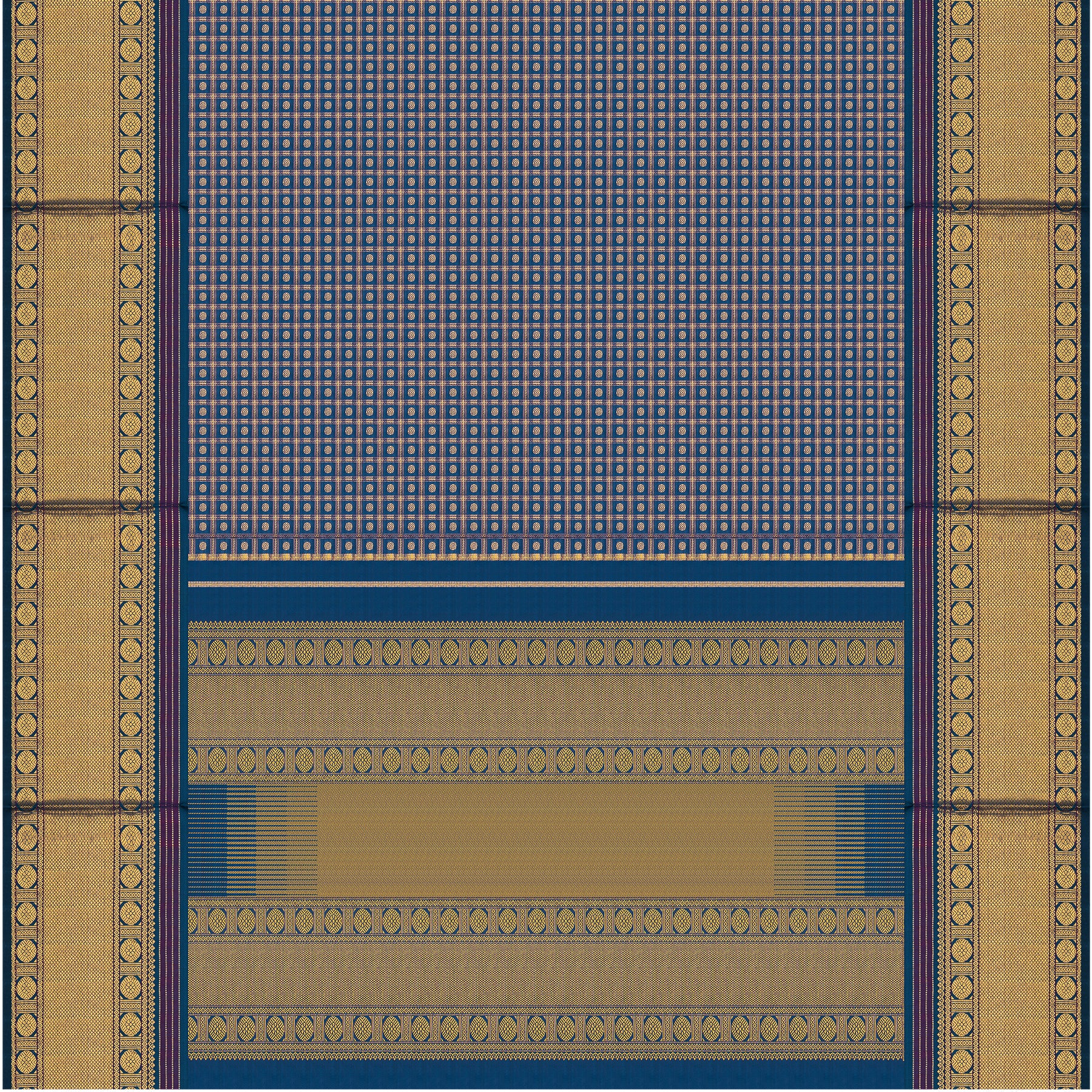 Kanakavalli Kanjivaram Silk Sari 24-041-HS001-06944 - Full View