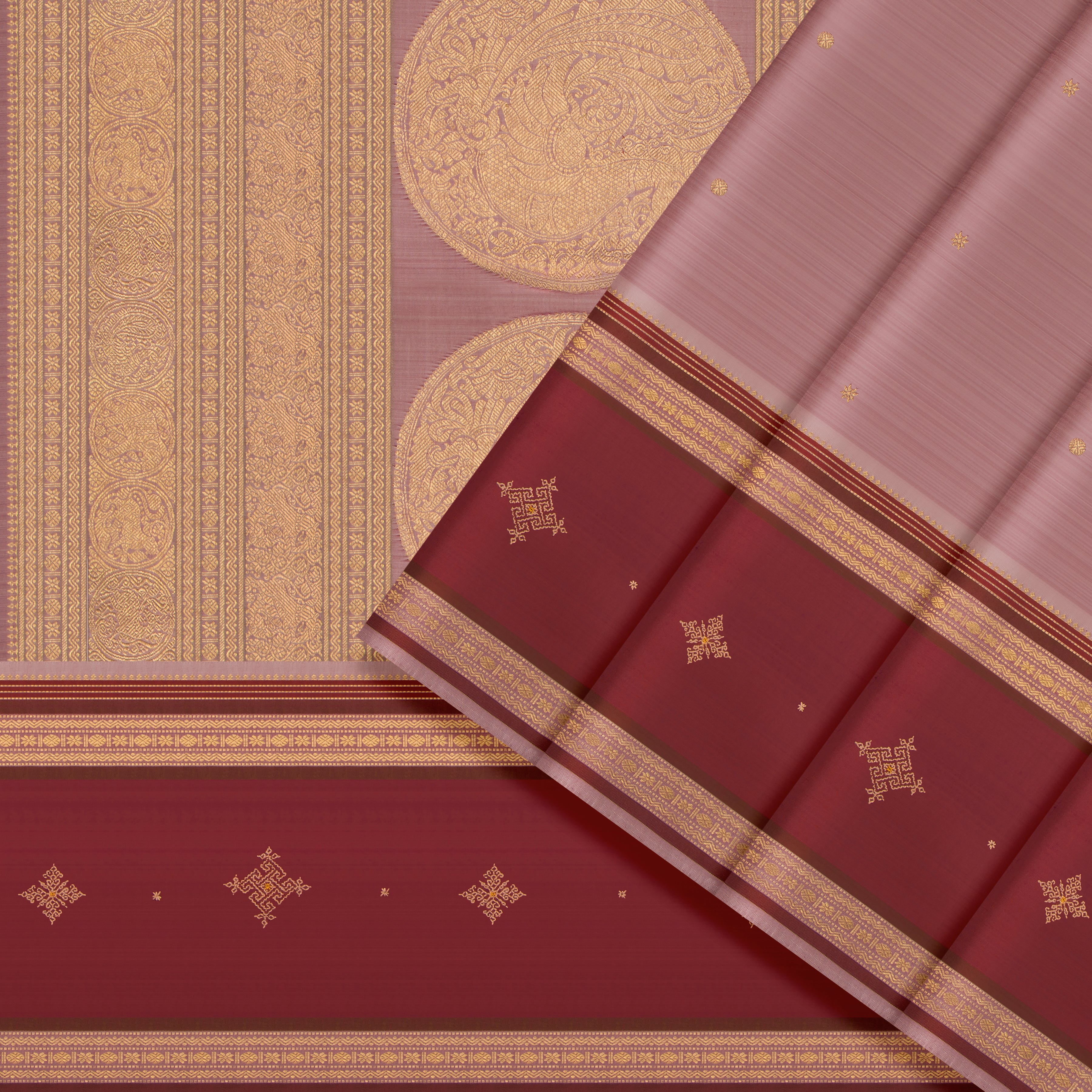 Kanakavalli X Kasuti Kanjivaram Silk Sari 24-041-HS001-06945 - Cover View