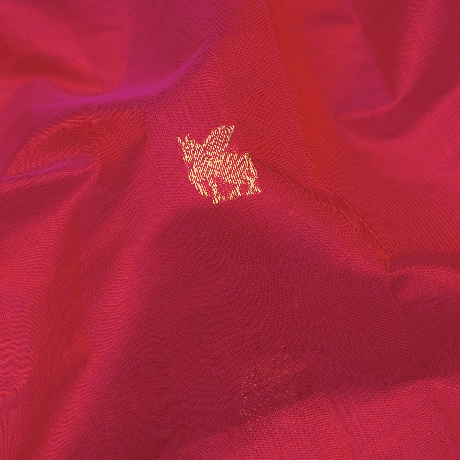 Kanakavalli Kanjivaram Silk Sari 24-041-HS001-08098 - Fabric View