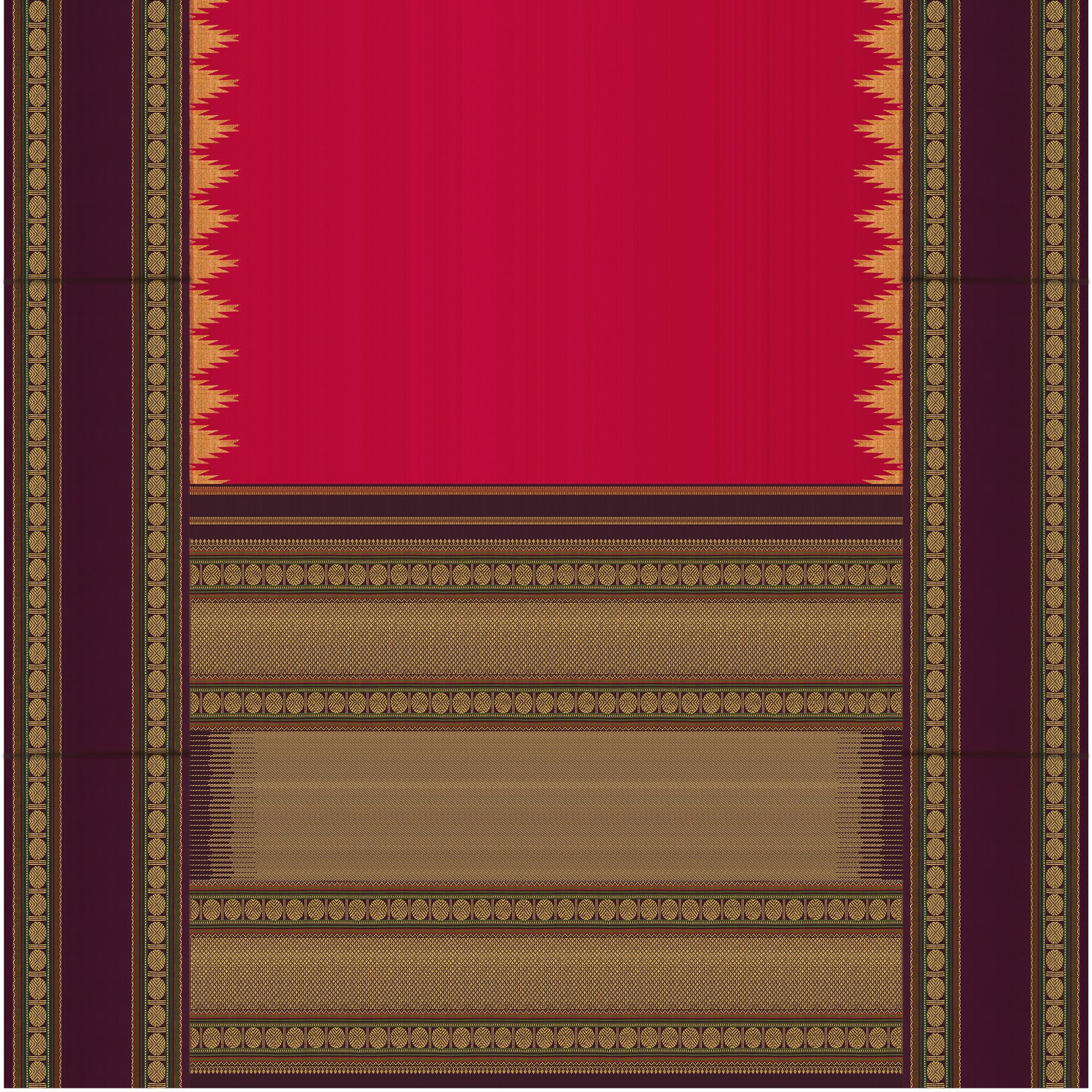 Kanakavalli Kanjivaram Silk Sari 24-041-HS001-08105 - Full View