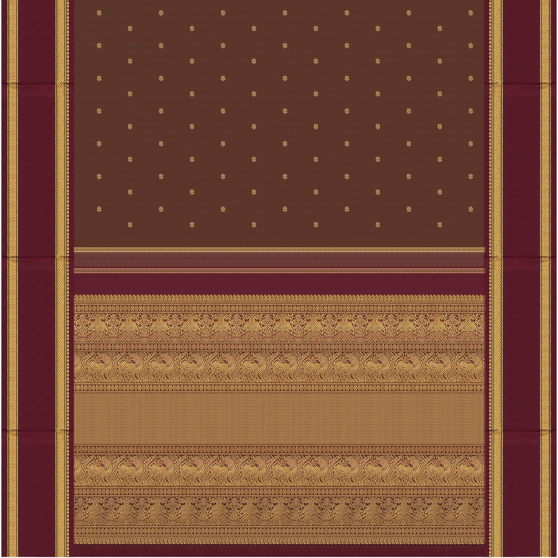 Kanakavalli Kanjivaram Silk Sari 24-041-HS001-08194 - Full View